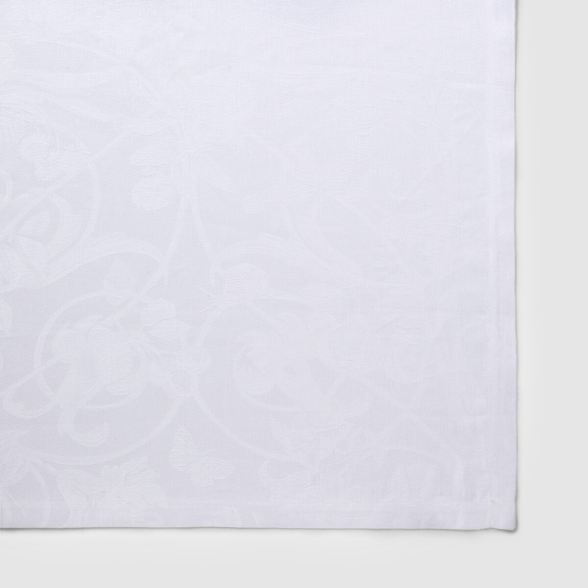 Mantel lino Tivoli Le Jacquard Français - Blanco 175 x 175 cm Blanco-3