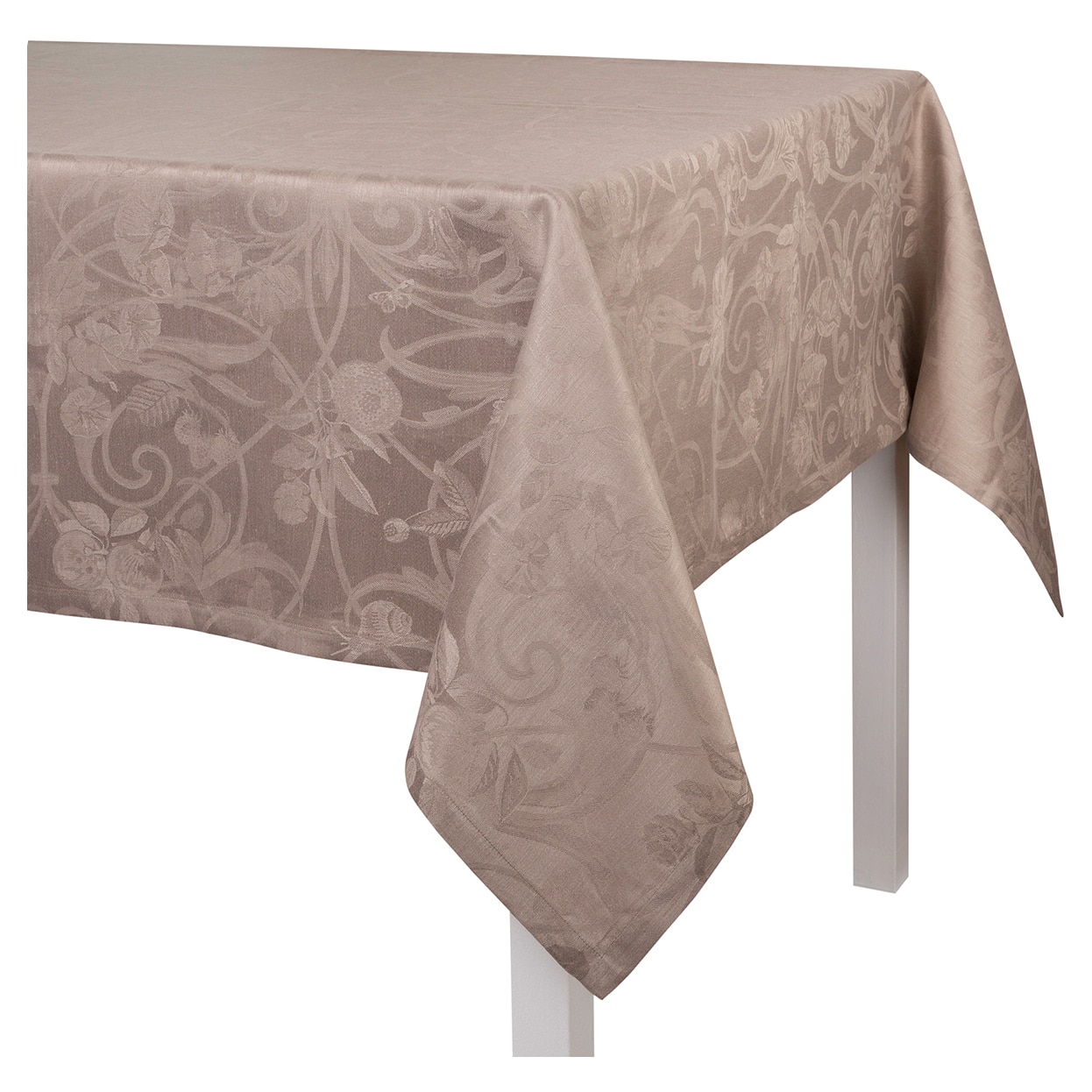 Mantel lino Tivoli Le Jacquard Français - Tostado 175 x 175 cm Tostado-1
