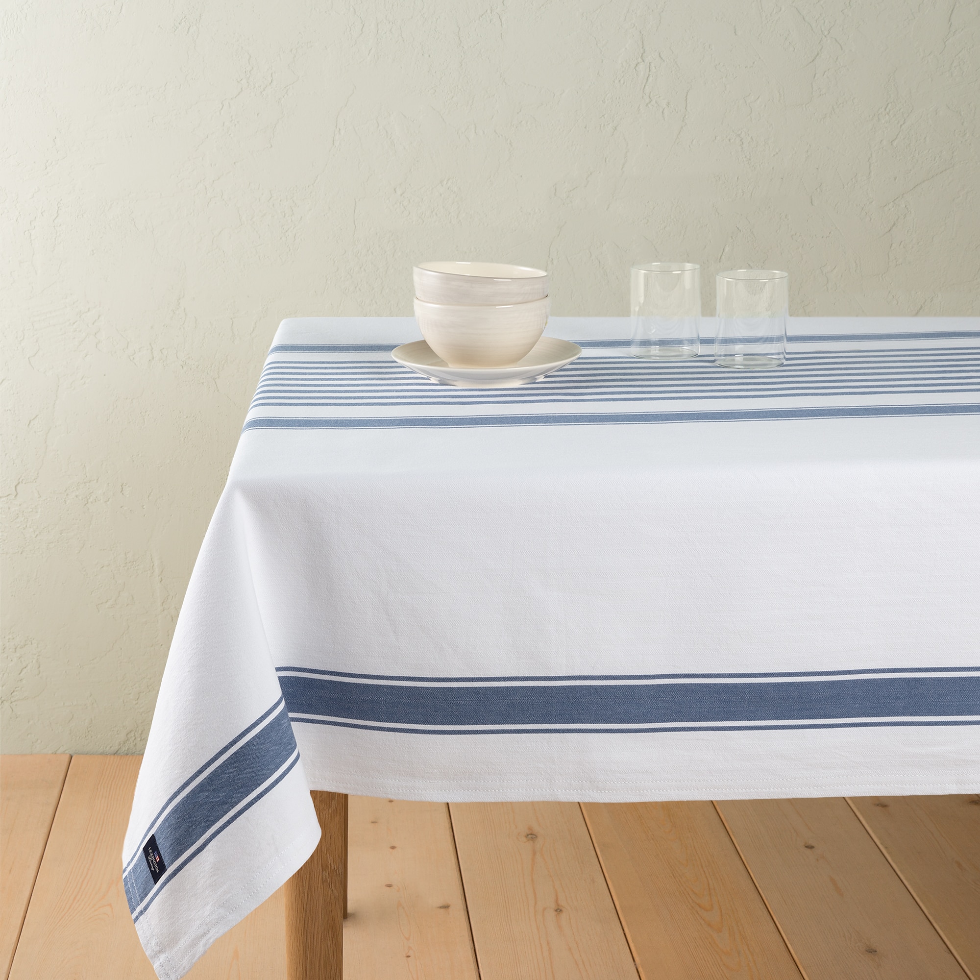 Toalha de mesa de algodão Icons Living Branco-1