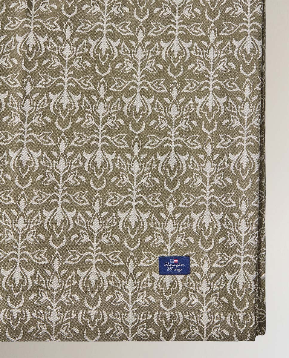 Mantel de mesa jacquard algodón - Beige Beige-3