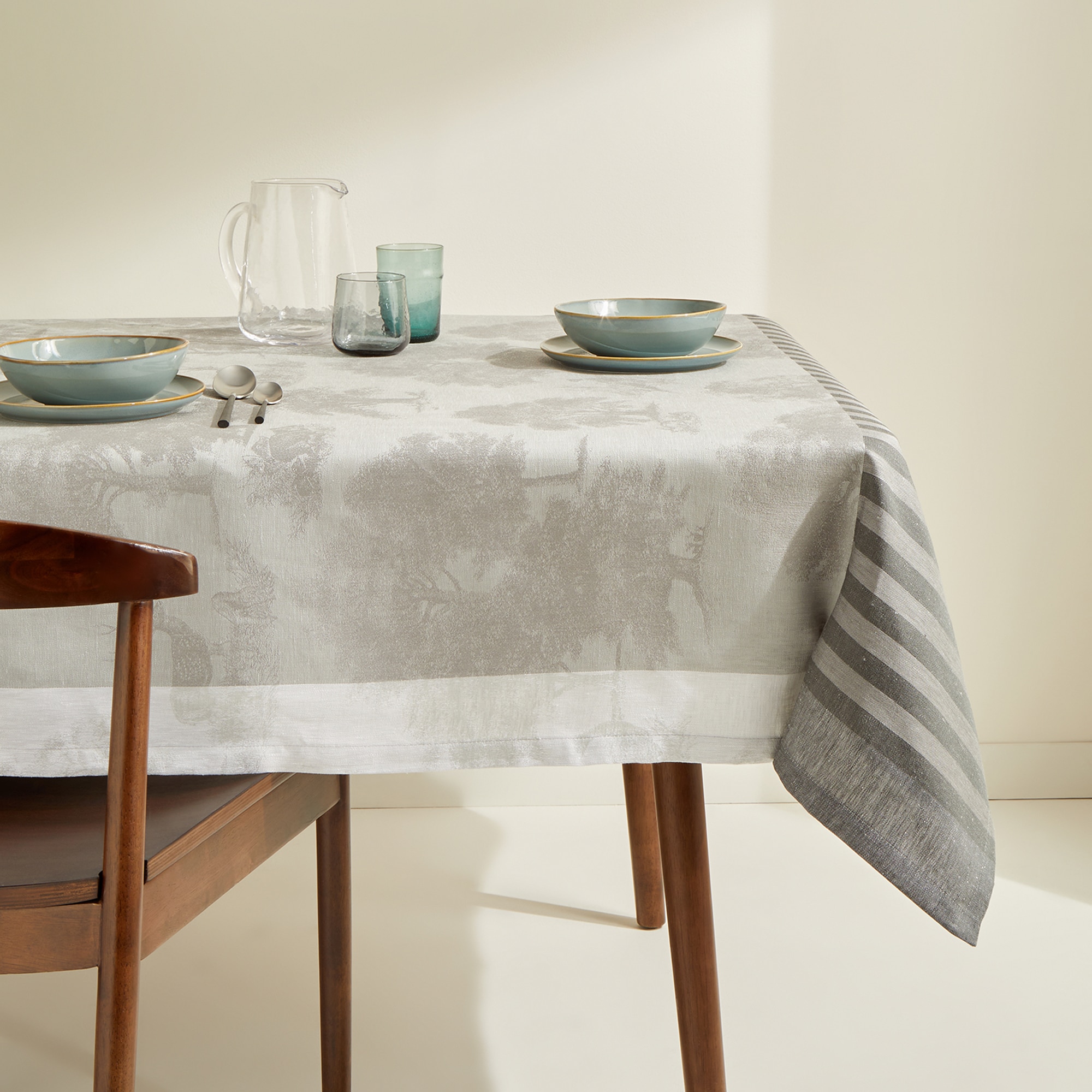 Le Jacquard FranÇais - Mantel lino Souveraine Le Jacquard Français.