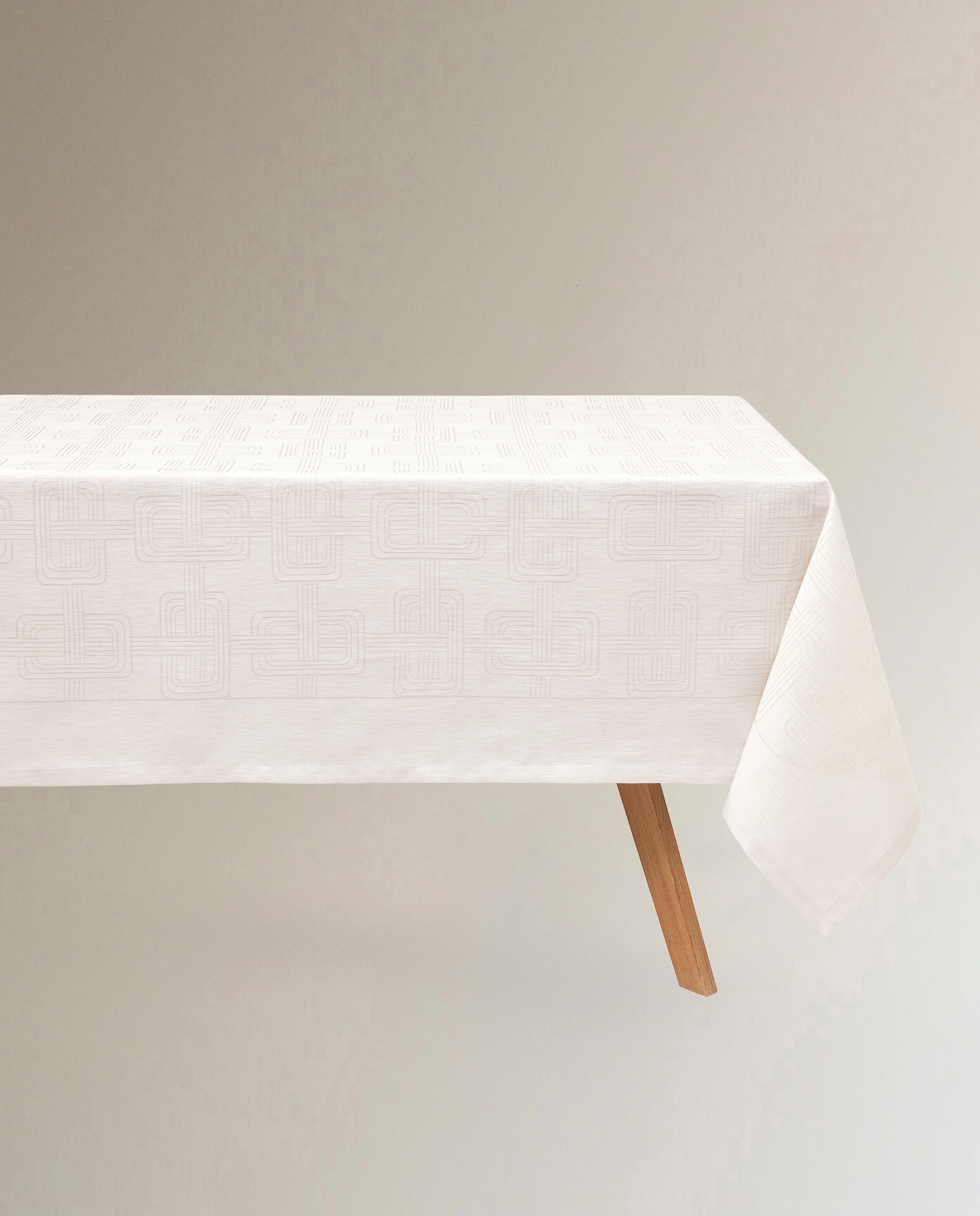 Imagen 1 de Mantel Hotel particulier Lino - Blanco Hueso Blanco Hueso