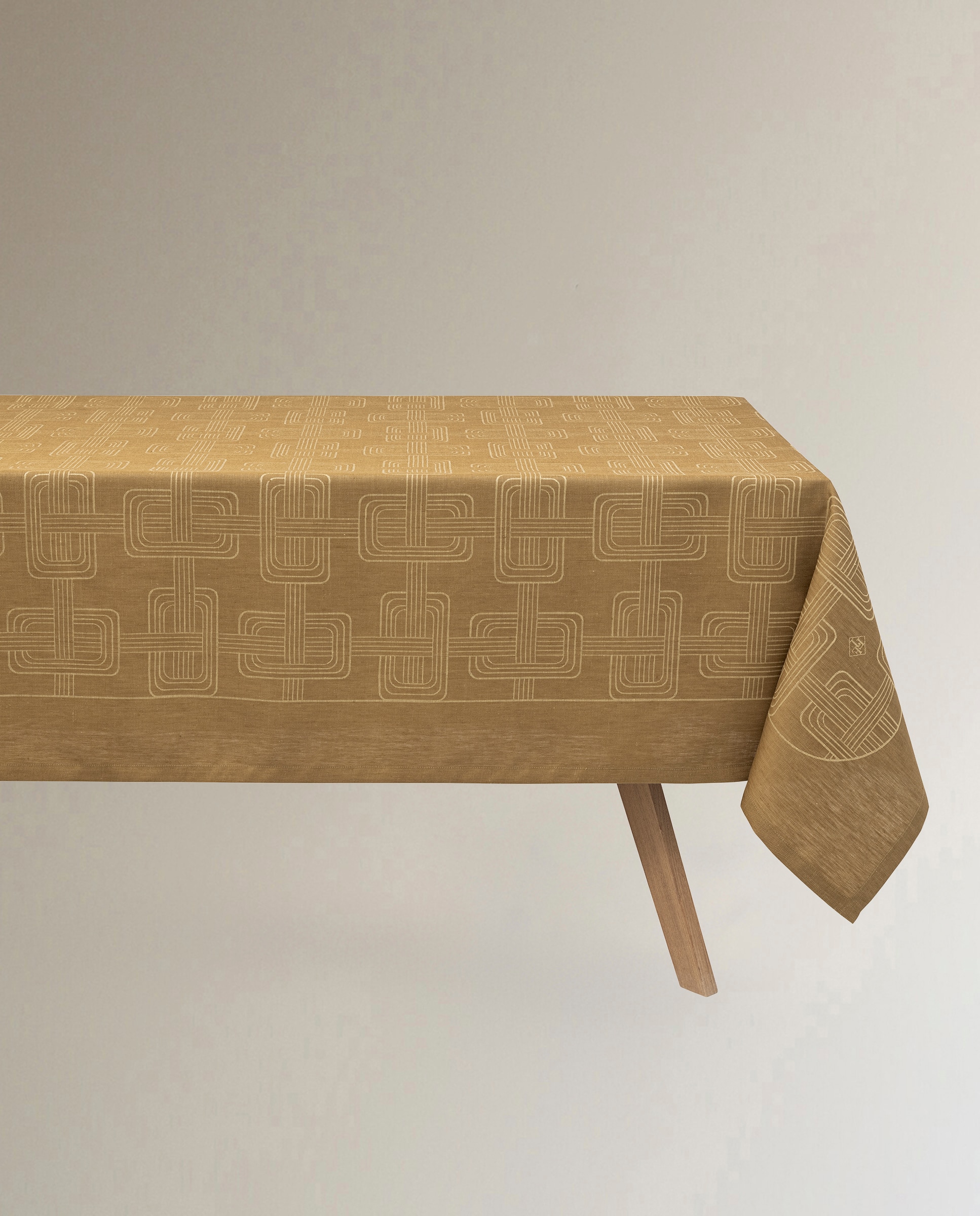 Imagen 1 de Mantel Hotel particulier Lino - Bronce Bronce