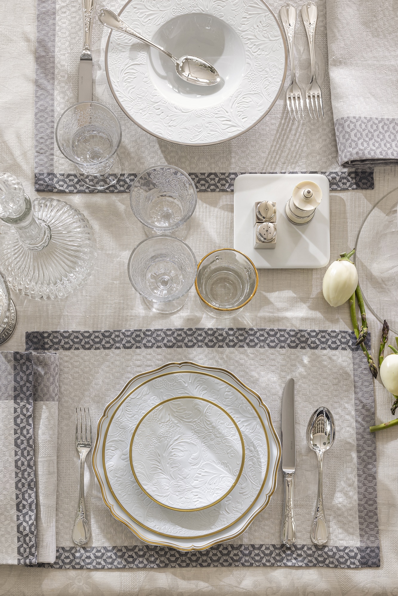 Individual de Linho Évasion Céleste Carrare-2