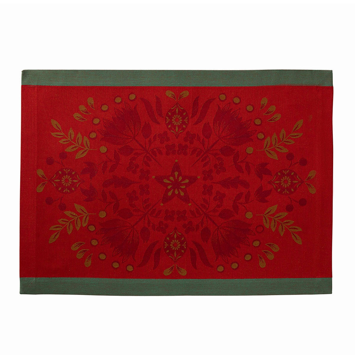 Individual de Algodão Féerie Vermelho-3