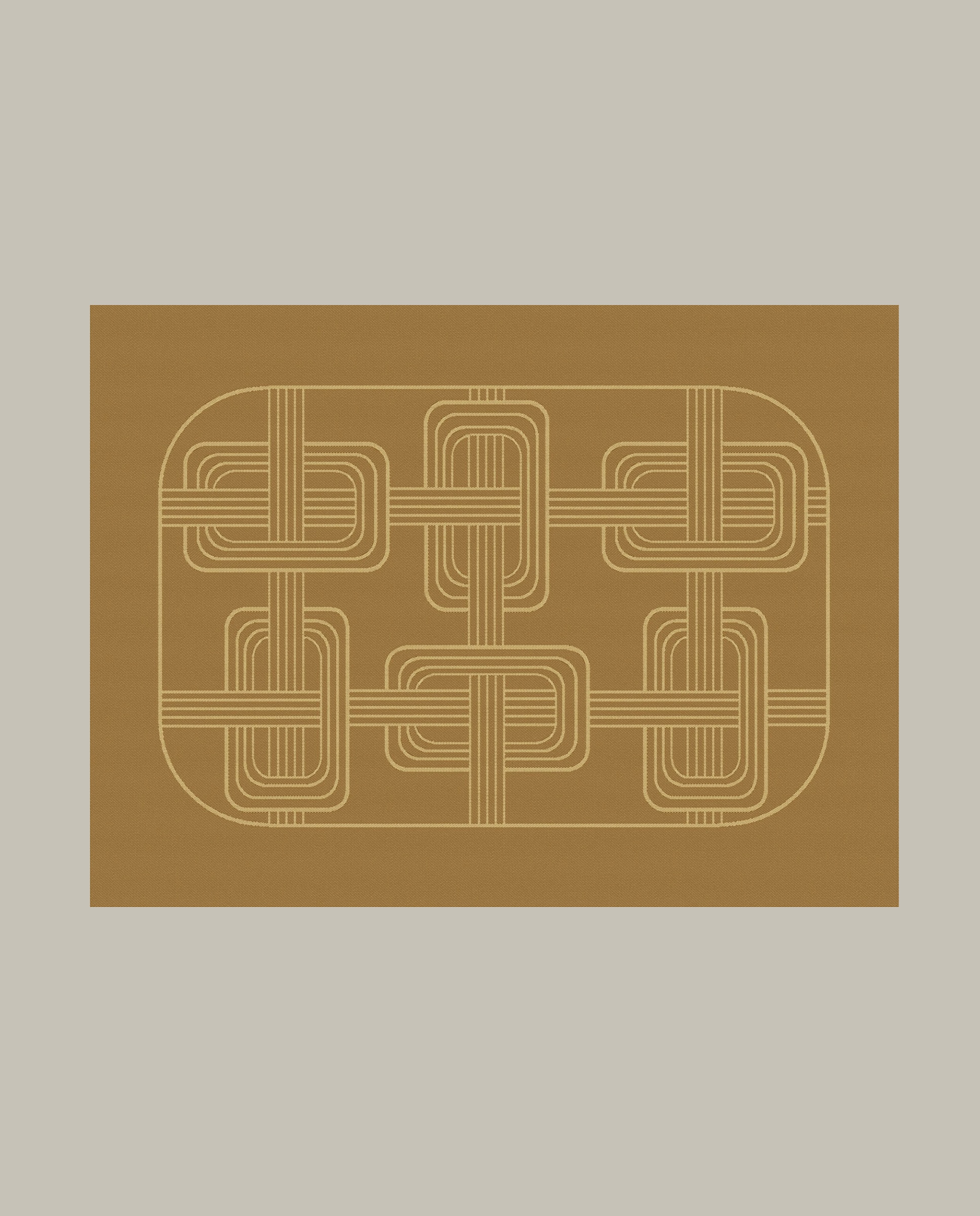Imagen 1 de Mantel individual Hotel particulier Lino - Bronce Bronce