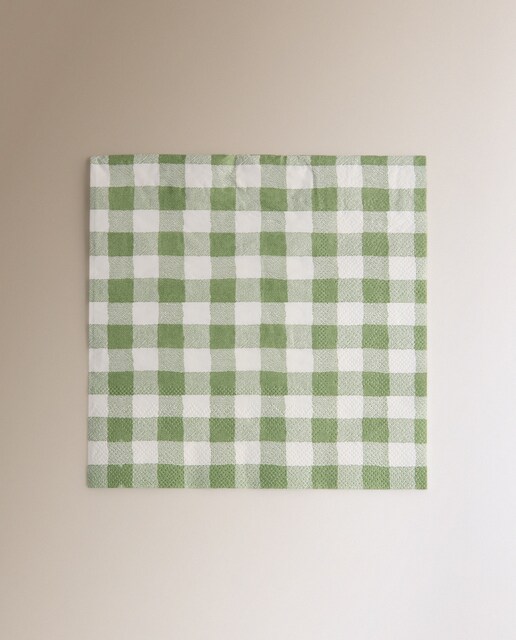 Pack de 20 servilletas de papel Vichy