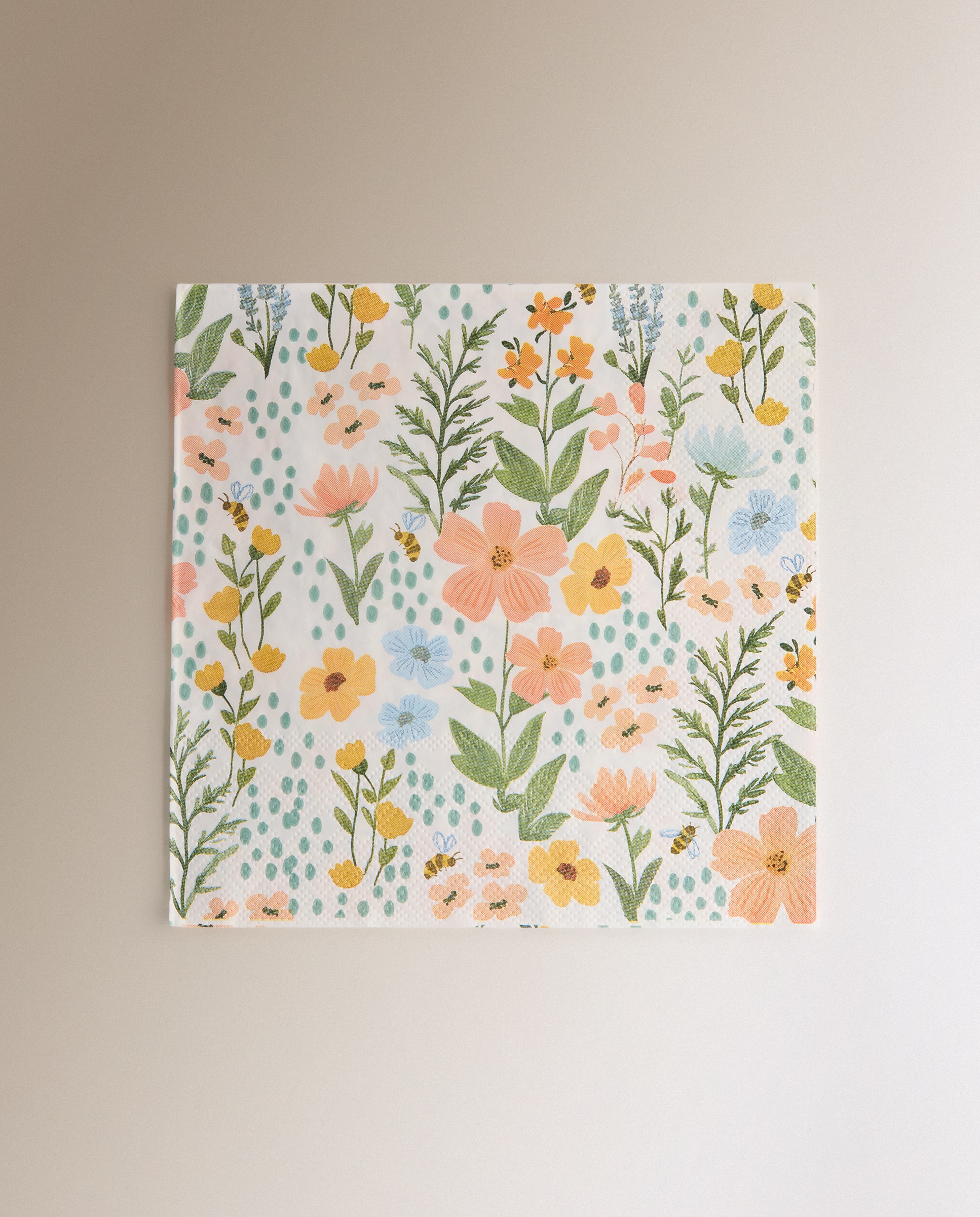 Pack de 20 Guardanapos de Papel Spring Multicolor-1