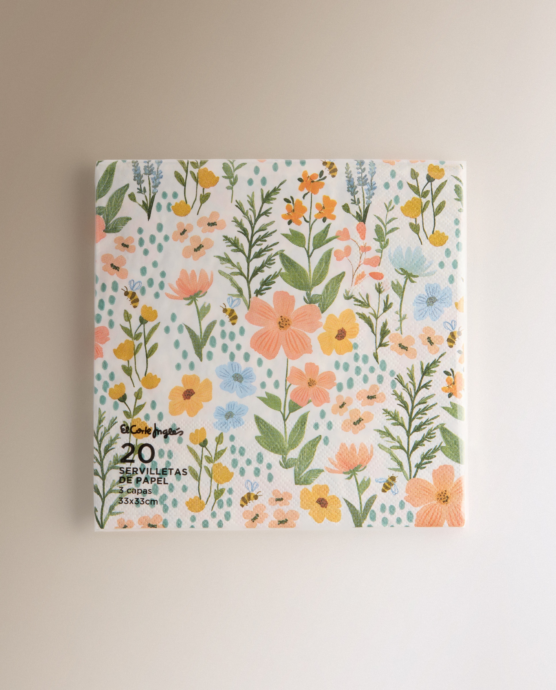 Pack de 20 Guardanapos de Papel Spring Multicolor-2