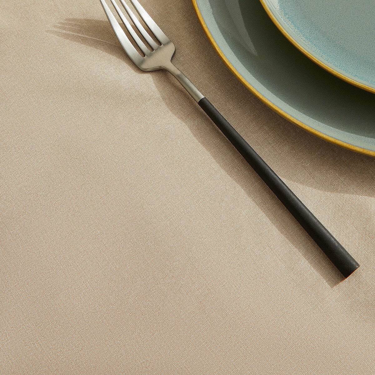 Toalha de Mesa Antimanchas PVC Glat Basics Bege-2