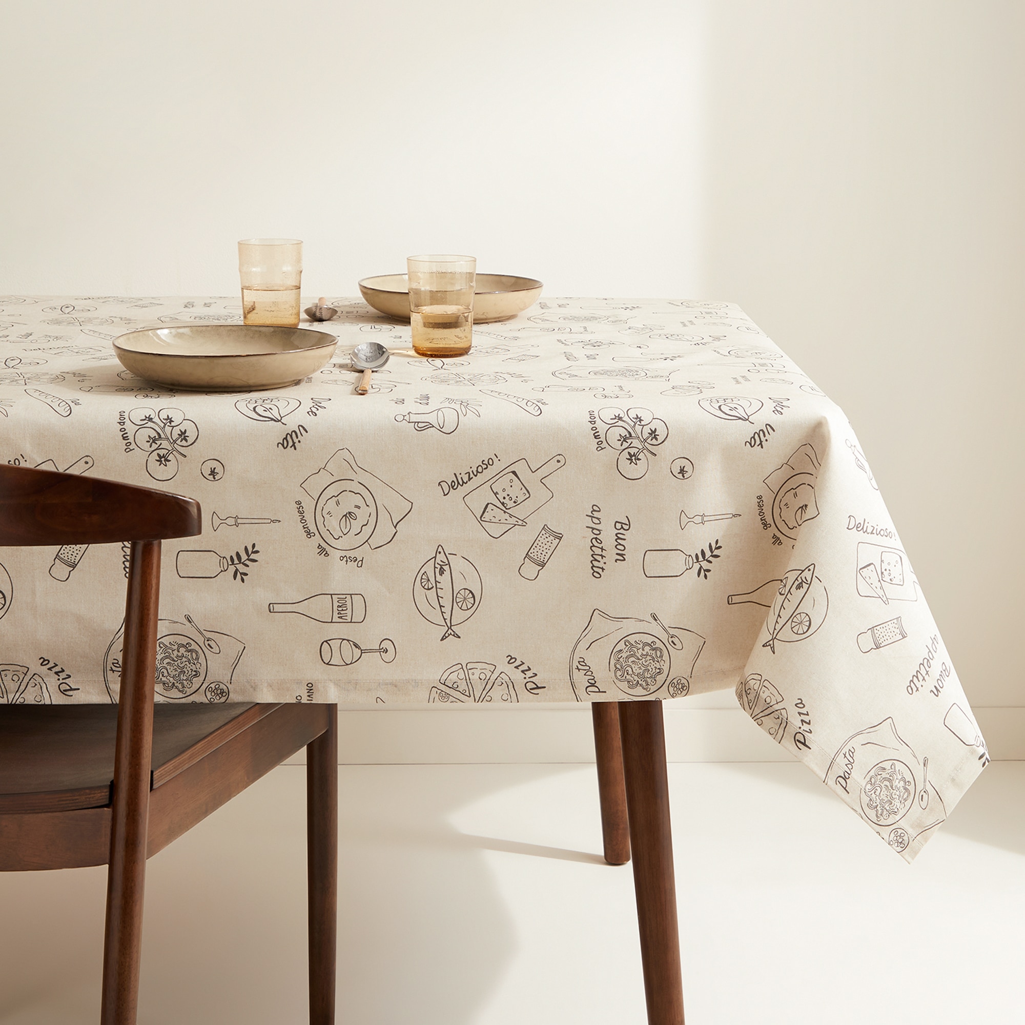 Imagen 0 de Mantel antimanchas resinado Dinner Basics El Corte Inglés