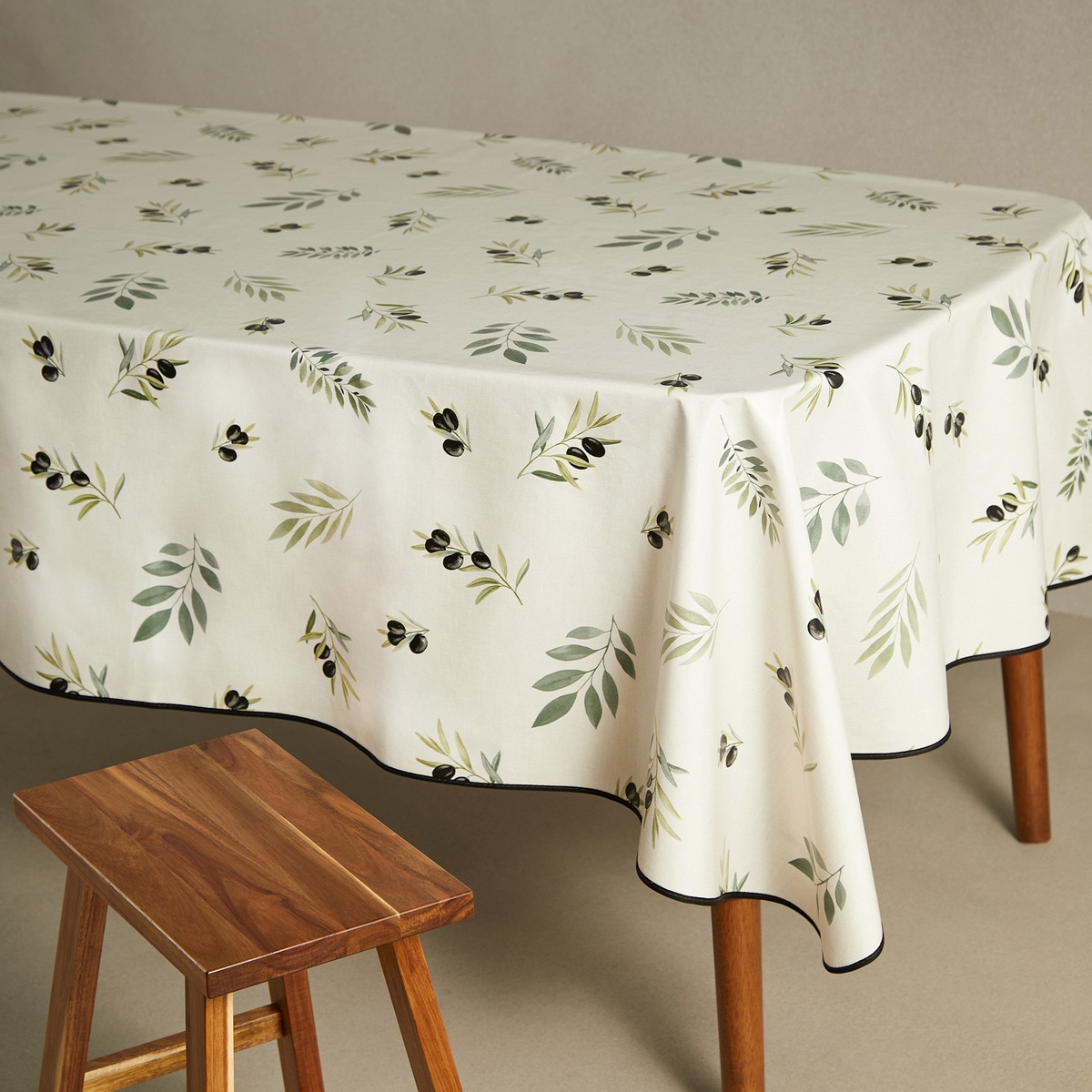 Imagen 0 de Mantel antimanchas PVC Olivas Basics El Corte Inglés