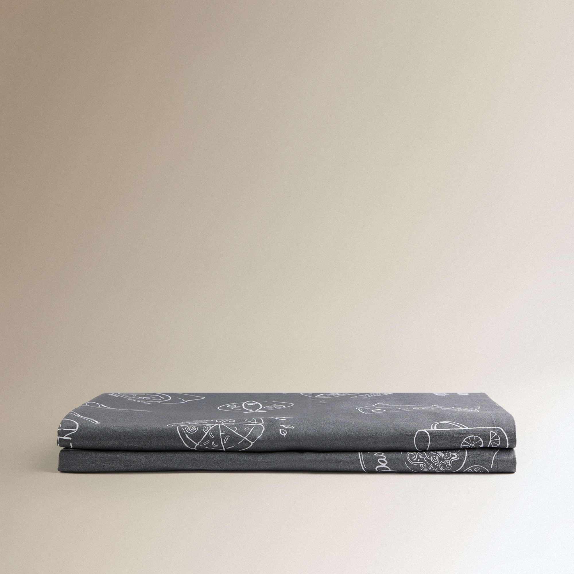 Toalha de Mesa Antinódoas Resinada Dinner Antracite-2