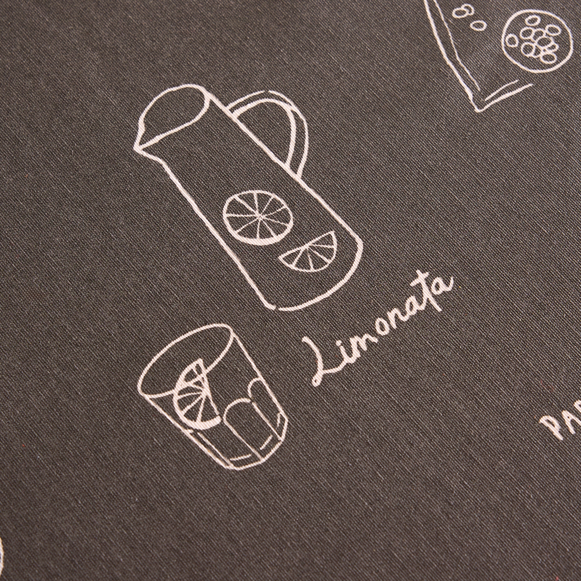 Toalha de Mesa Antinódoas Resinada Dinner Antracite-3