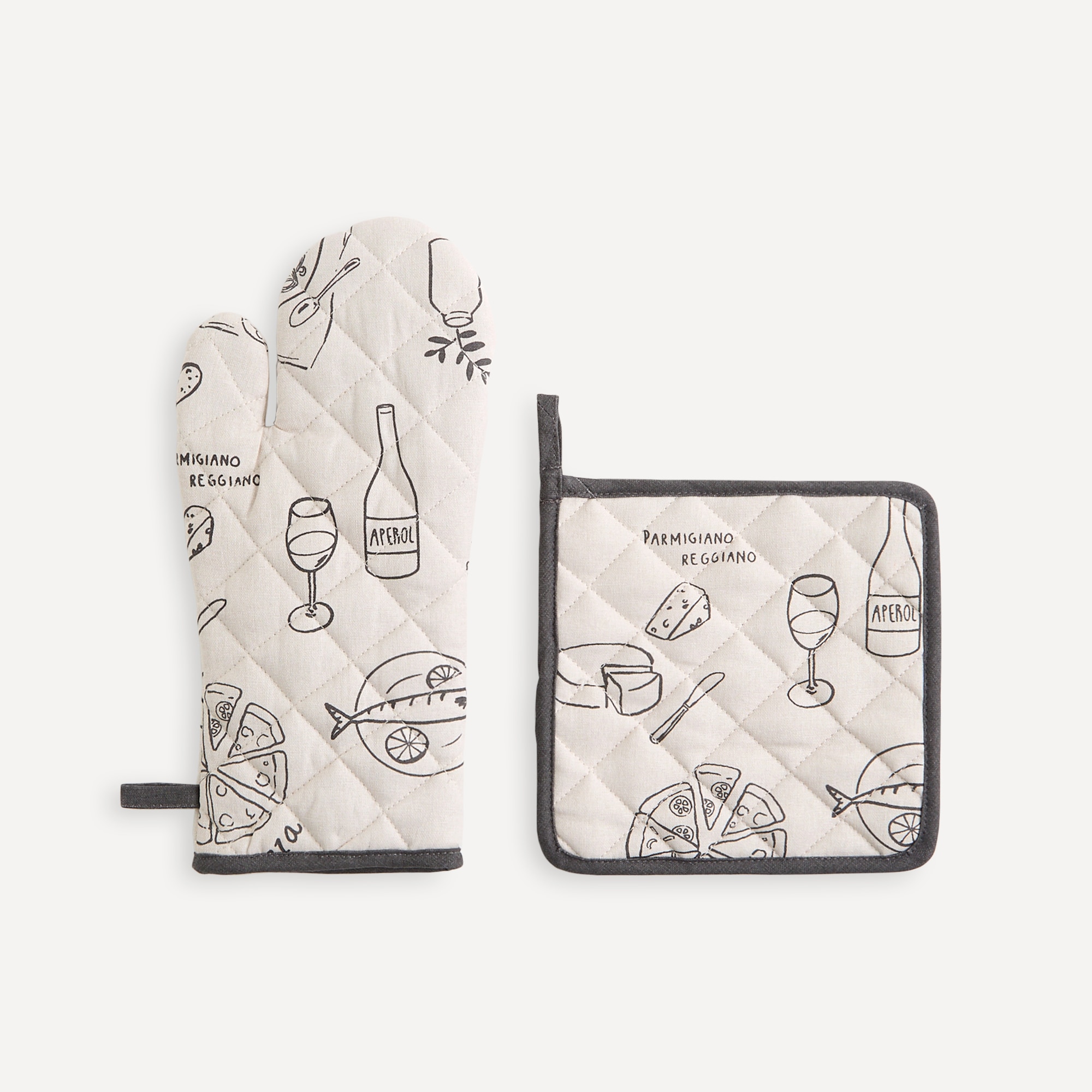 Imagen 0 de Set manopla y agarrador Dinner Basics El Corte Inglés