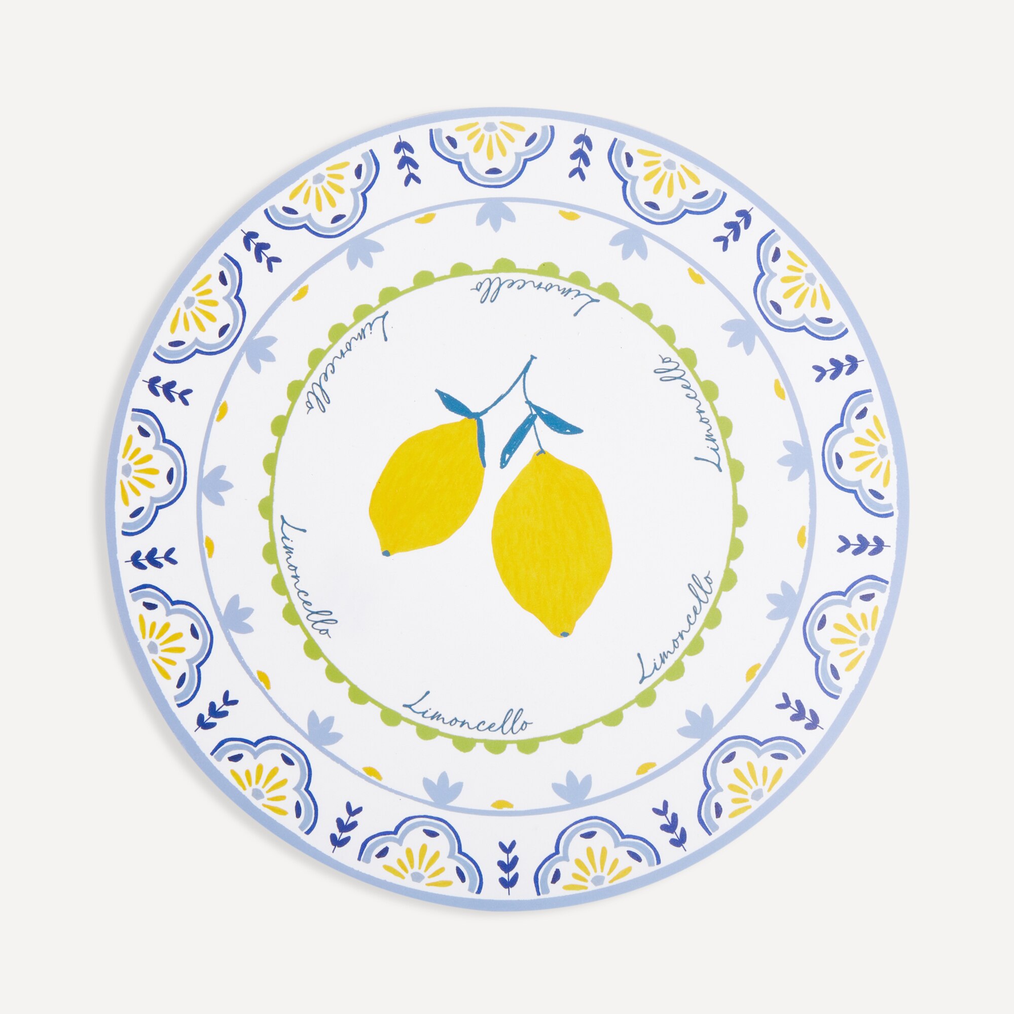 Individual de PVC Citron Basics Amarelo-3