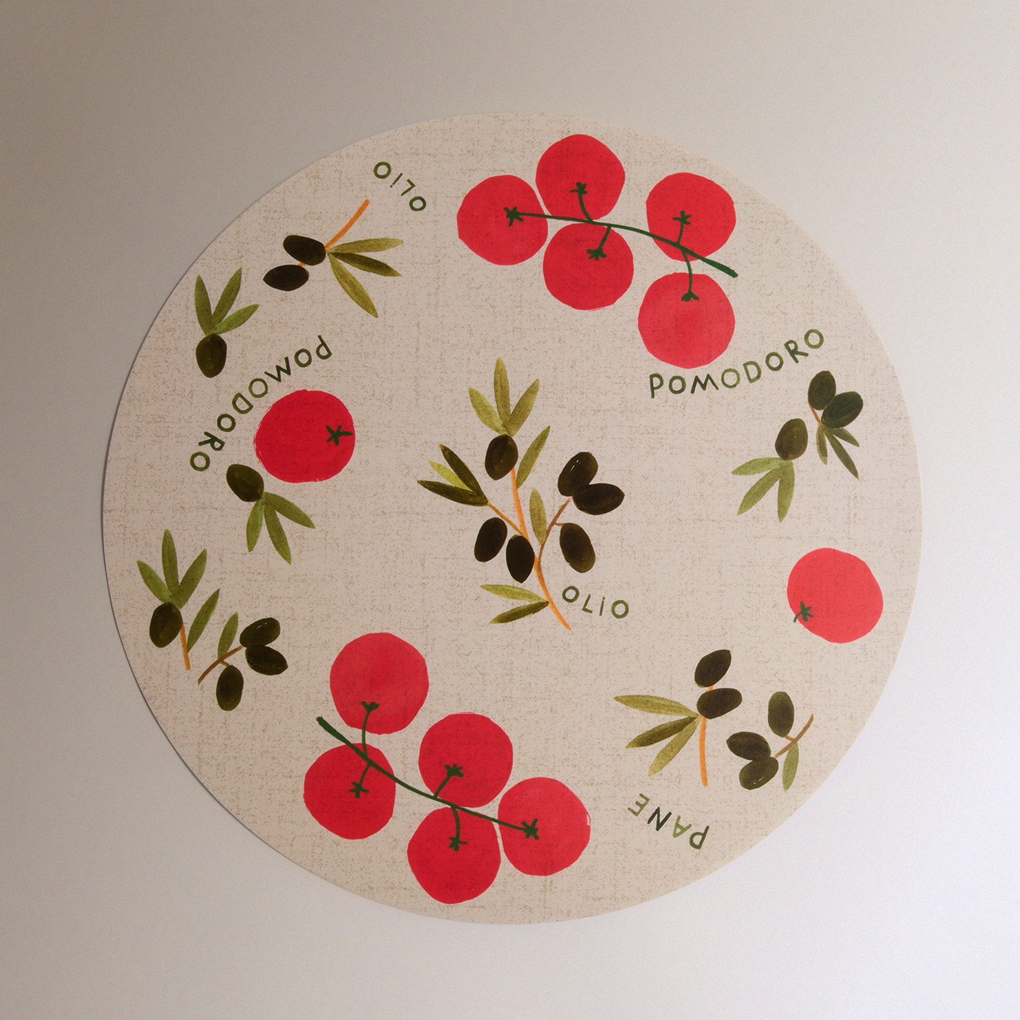 Mantel individual PVC Pomodoro Multicolor-2