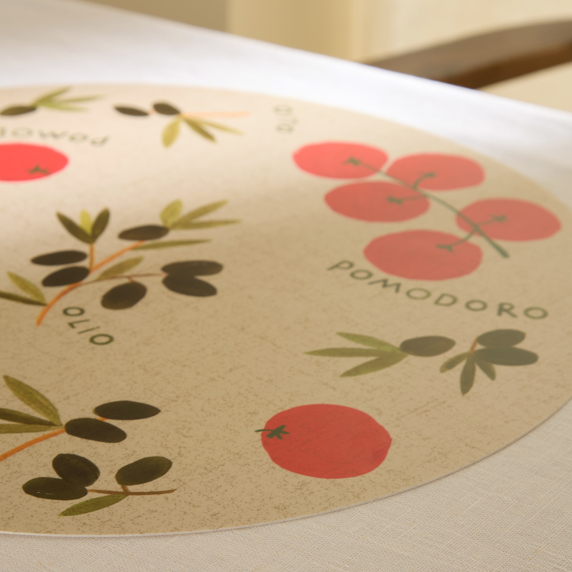 Mantel individual PVC Pomodoro Multicolor-3