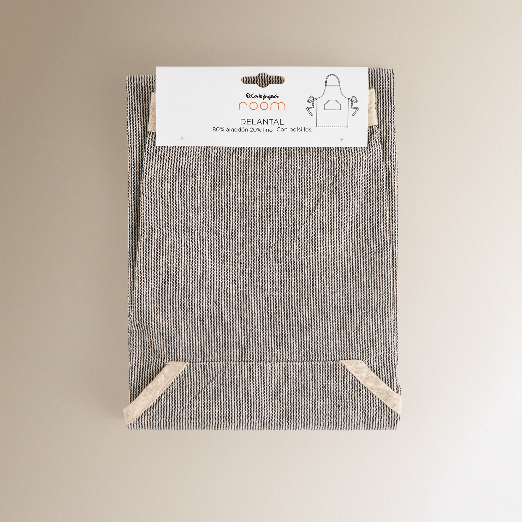 Avental Norway em Algodão Cinzento-4