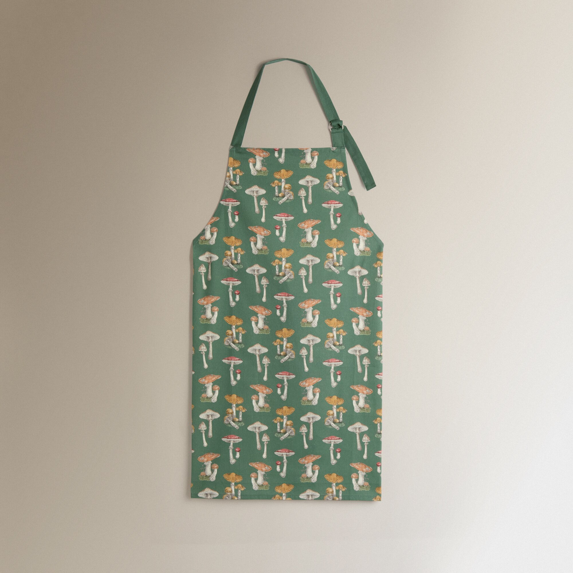 Avental de Algodão Cogumelos Multicolor-2