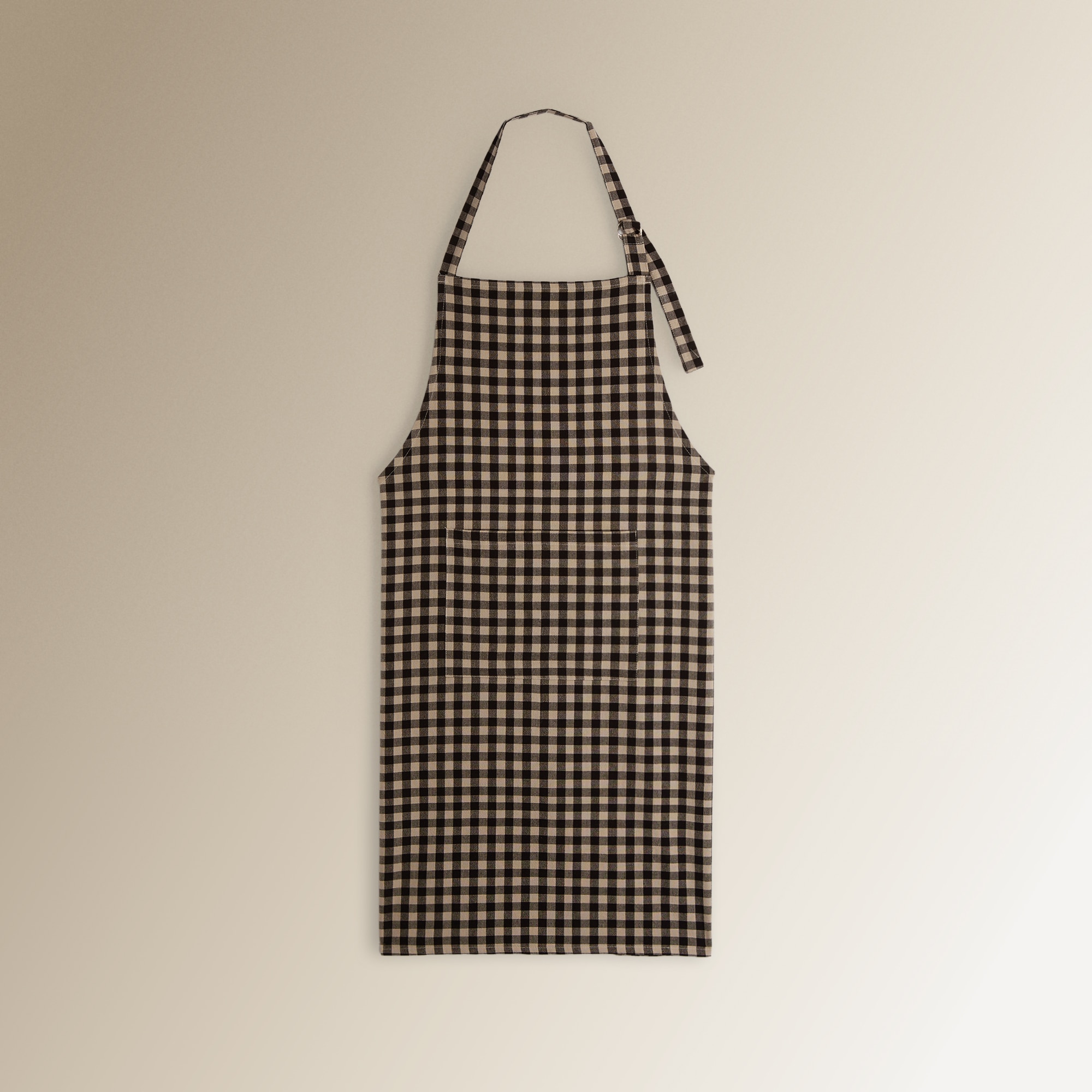 Avental de Algodão Mini Vichy Preto-2
