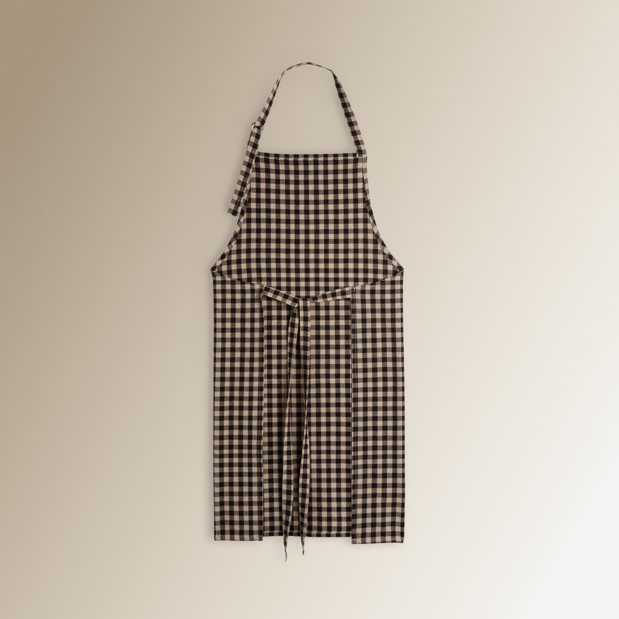 Avental de Algodão Mini Vichy Preto-3