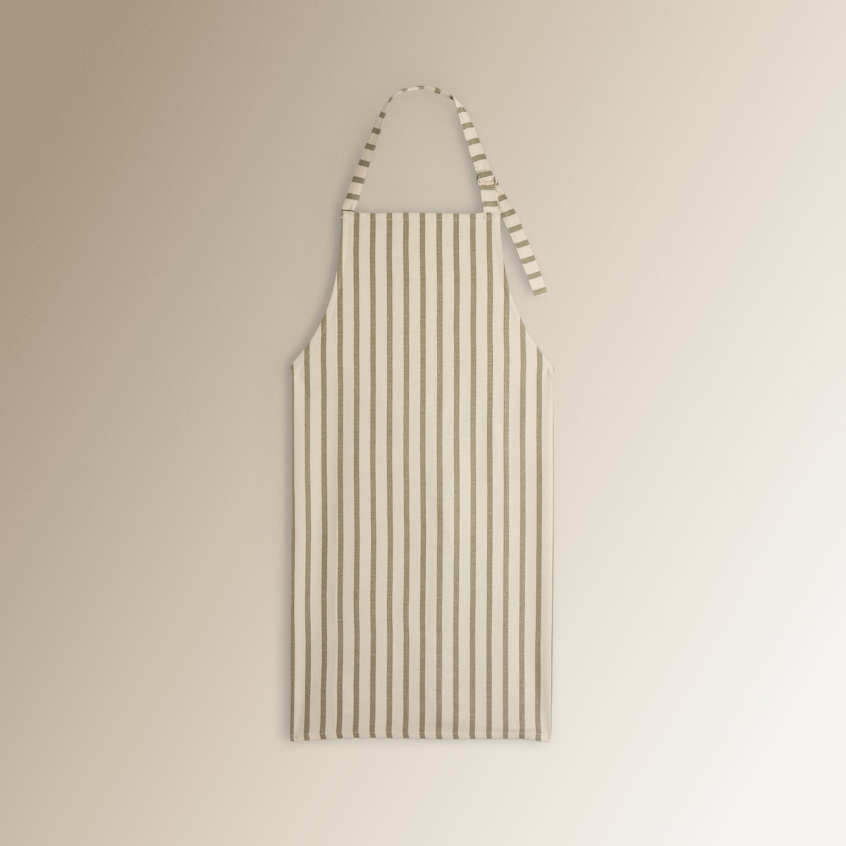 Delantal algodón Stripes Verde-2