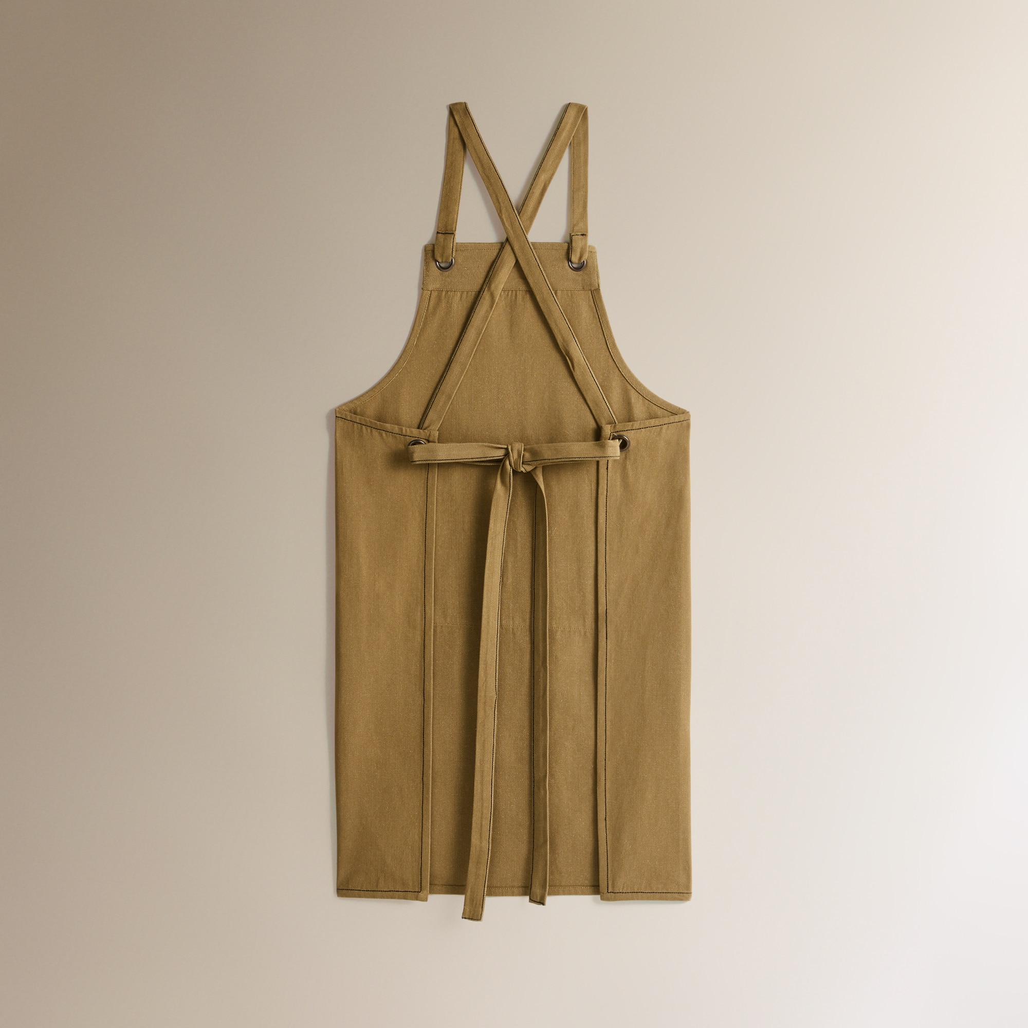 Avental de Algodão Carve Bege-3