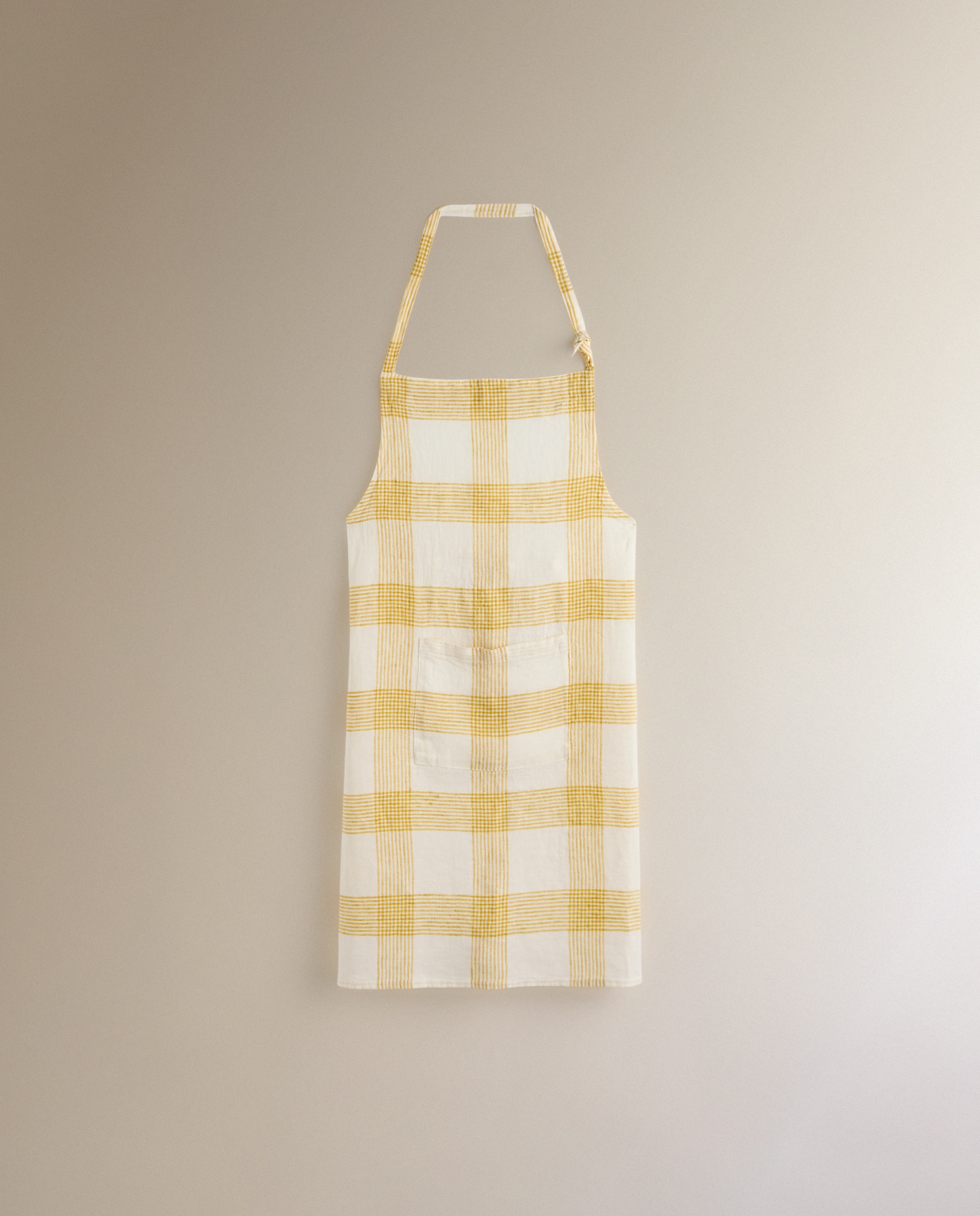 Avental de Linho Chop Amarelo-2