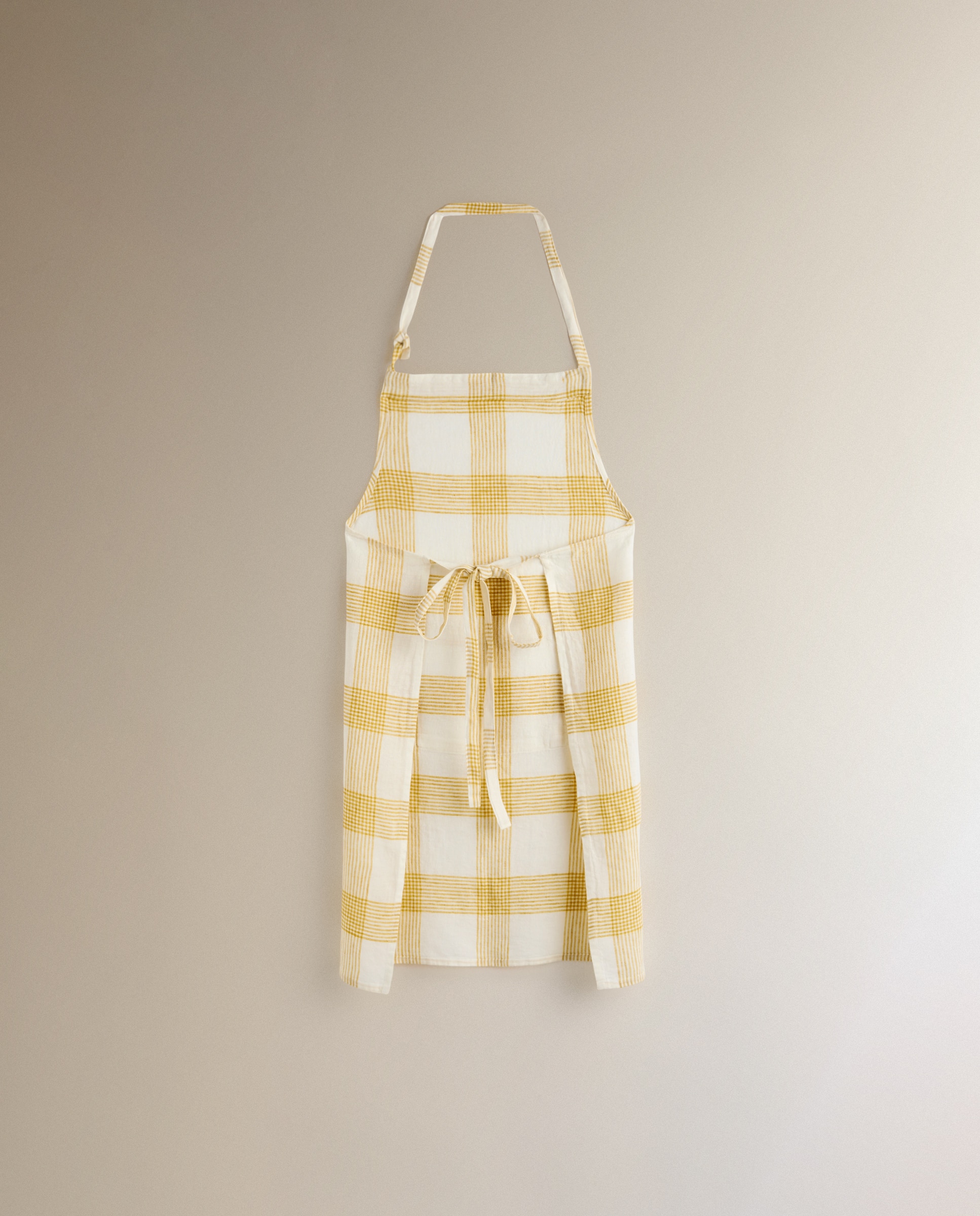 Avental de Linho Chop Amarelo-3