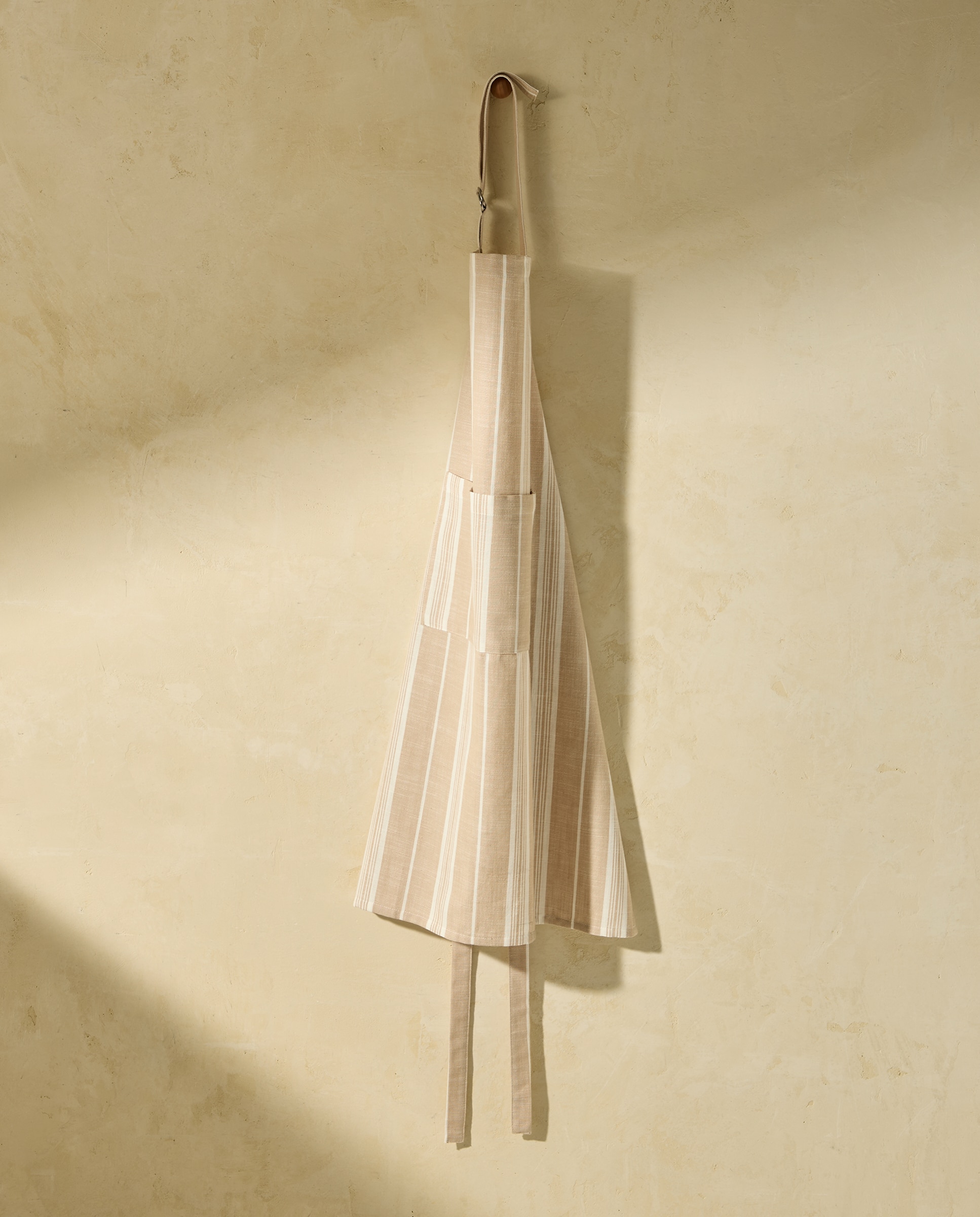 Delantal algodón Raya - Beige 70 x 90 cm Beige-1