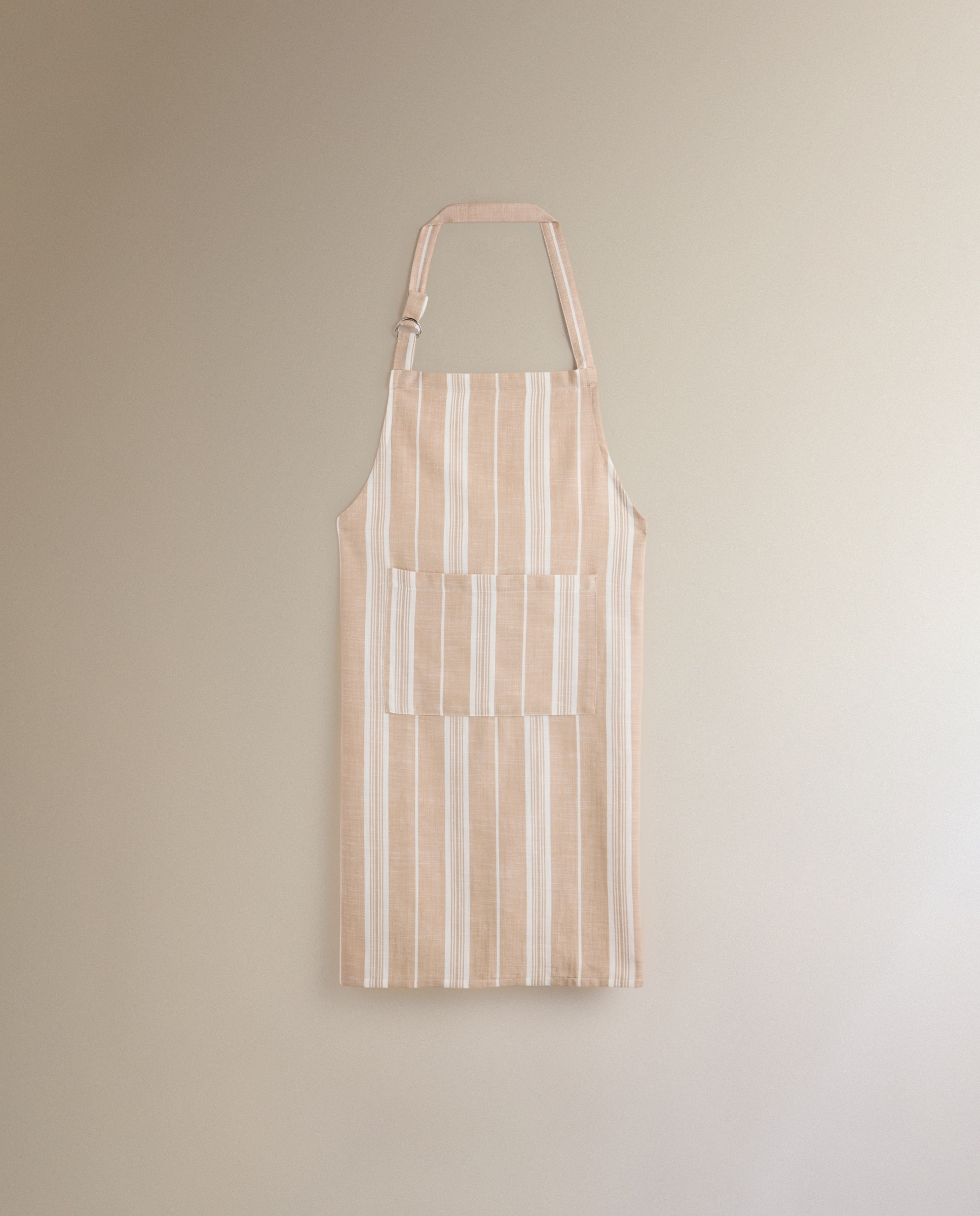 Delantal algodón Raya - Beige 70 x 90 cm Beige-2