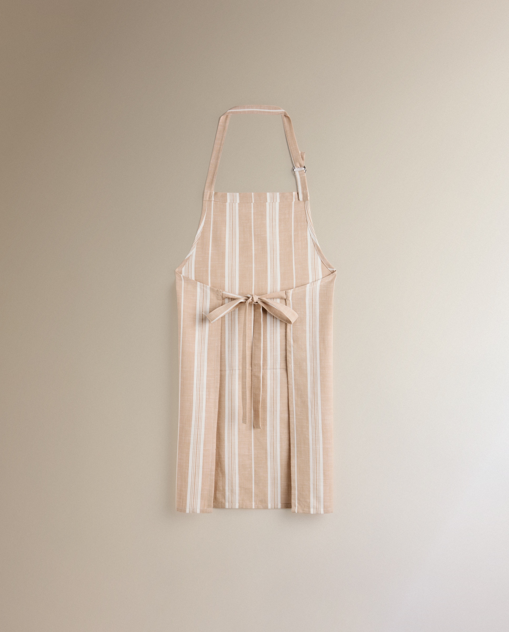 Delantal algodón Raya - Beige 70 x 90 cm Beige-3