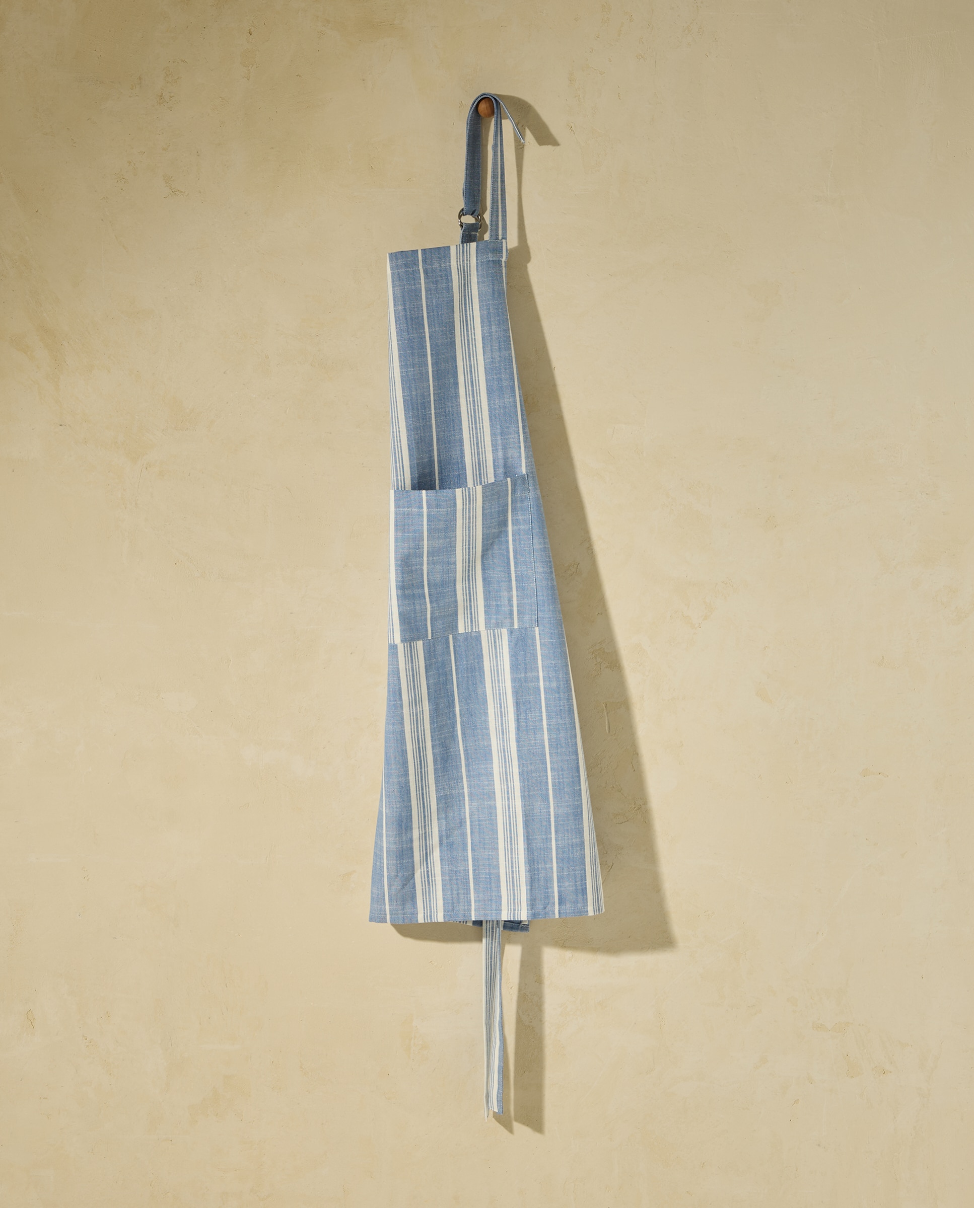 Delantal algodón Raya - Azul 70 x 90 cm Azul-1
