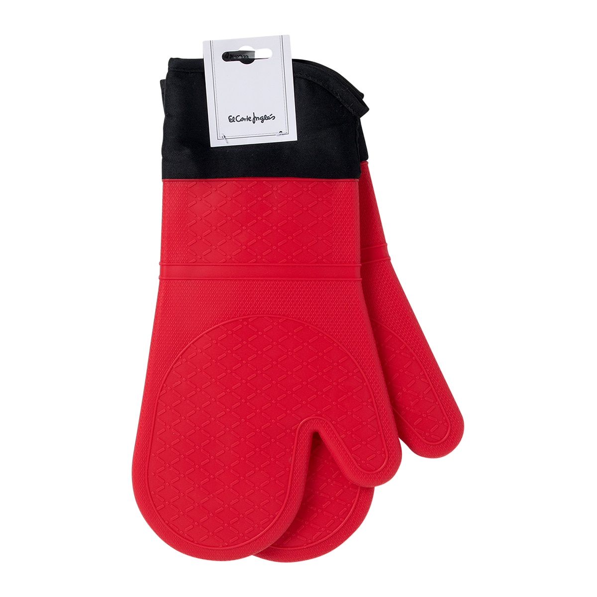 Conjunto de 2 luvas de silicone Grilly II Vermelho-3