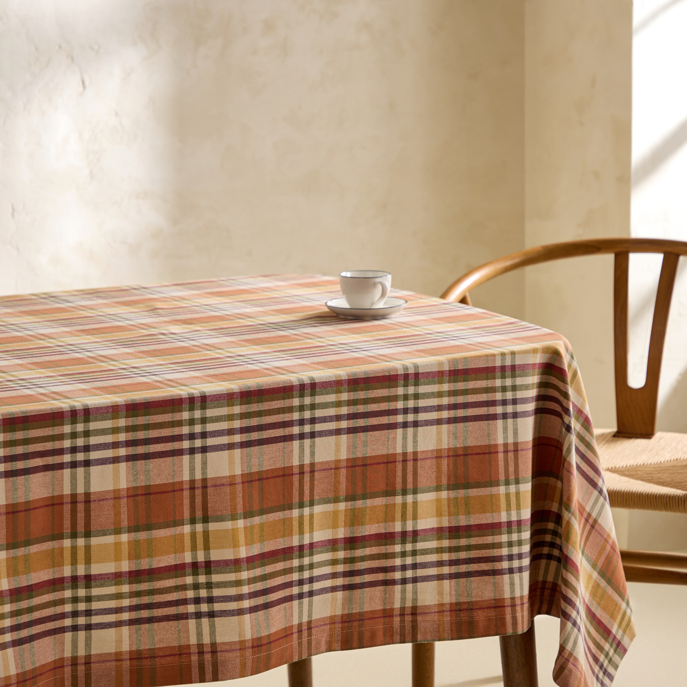 Toalha de Mesa de Algodão Forest Multicolor-1