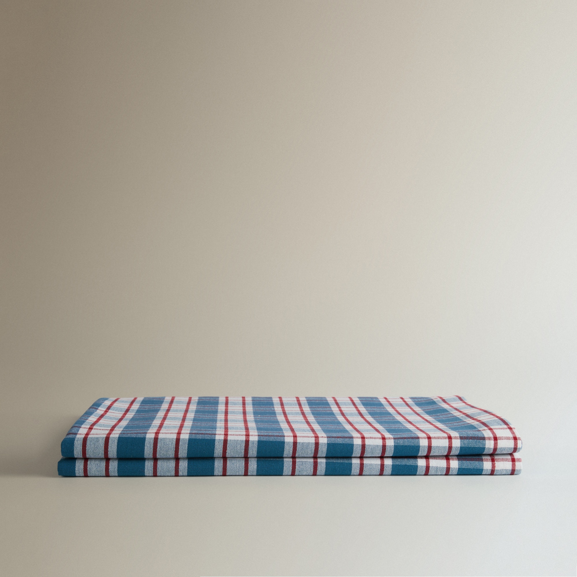 Toalha de Mesa de Algodão Hens Azul-2