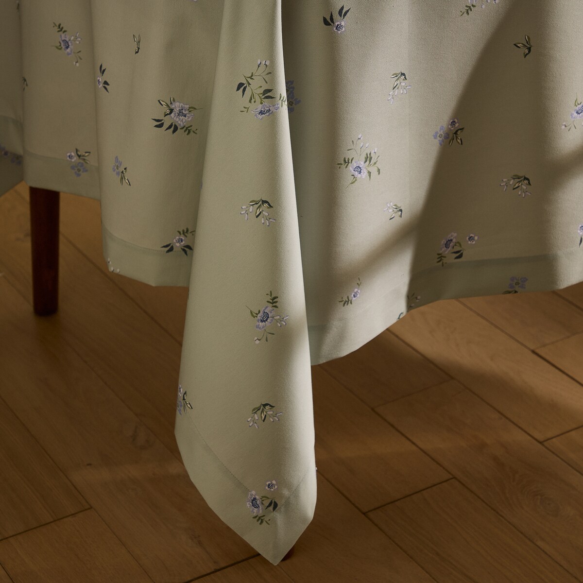 Toalha de Mesa de Algodão Loira Verde-4