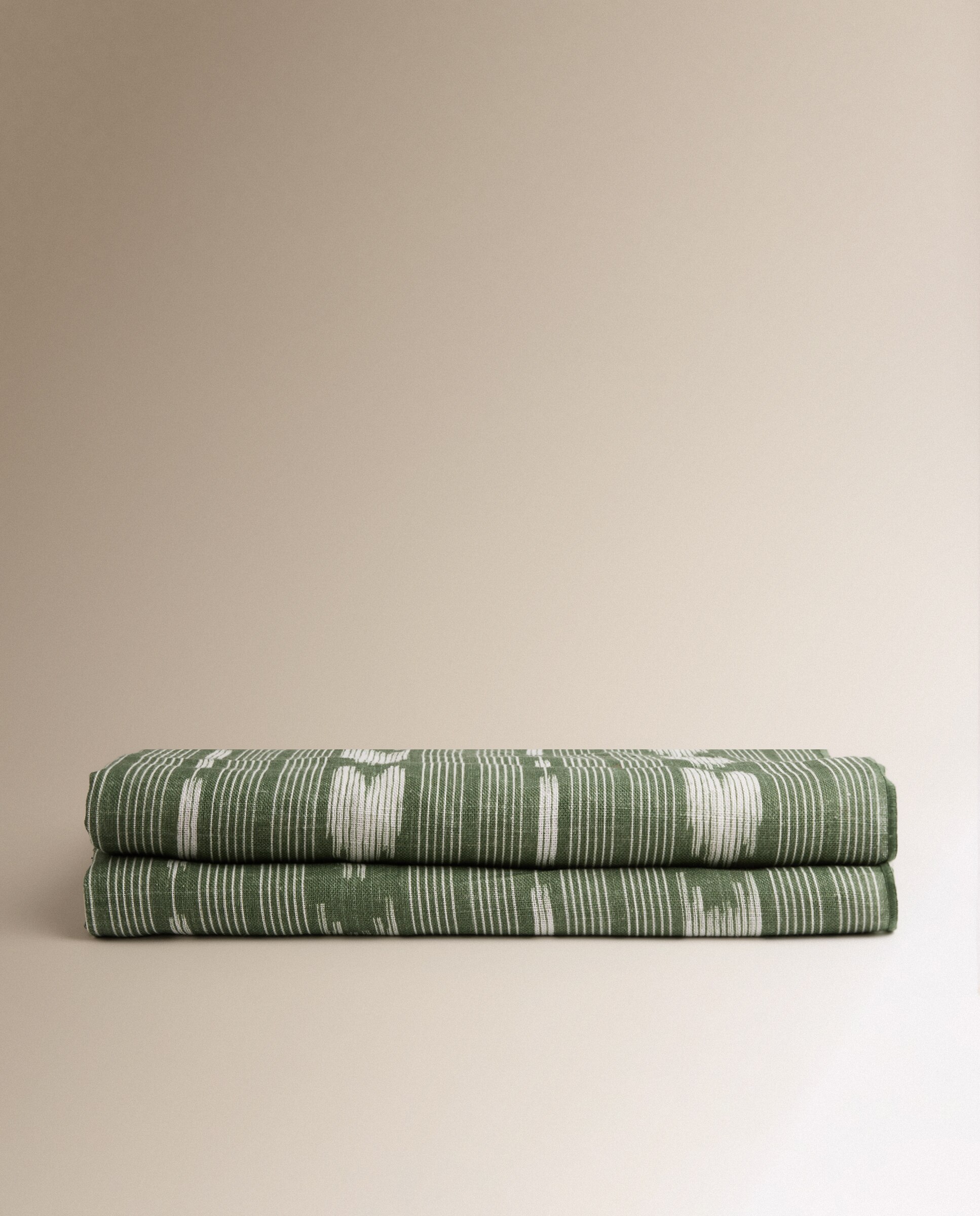 Mantel lino Pollensa - Verde 170 x 350 cm Verde-2