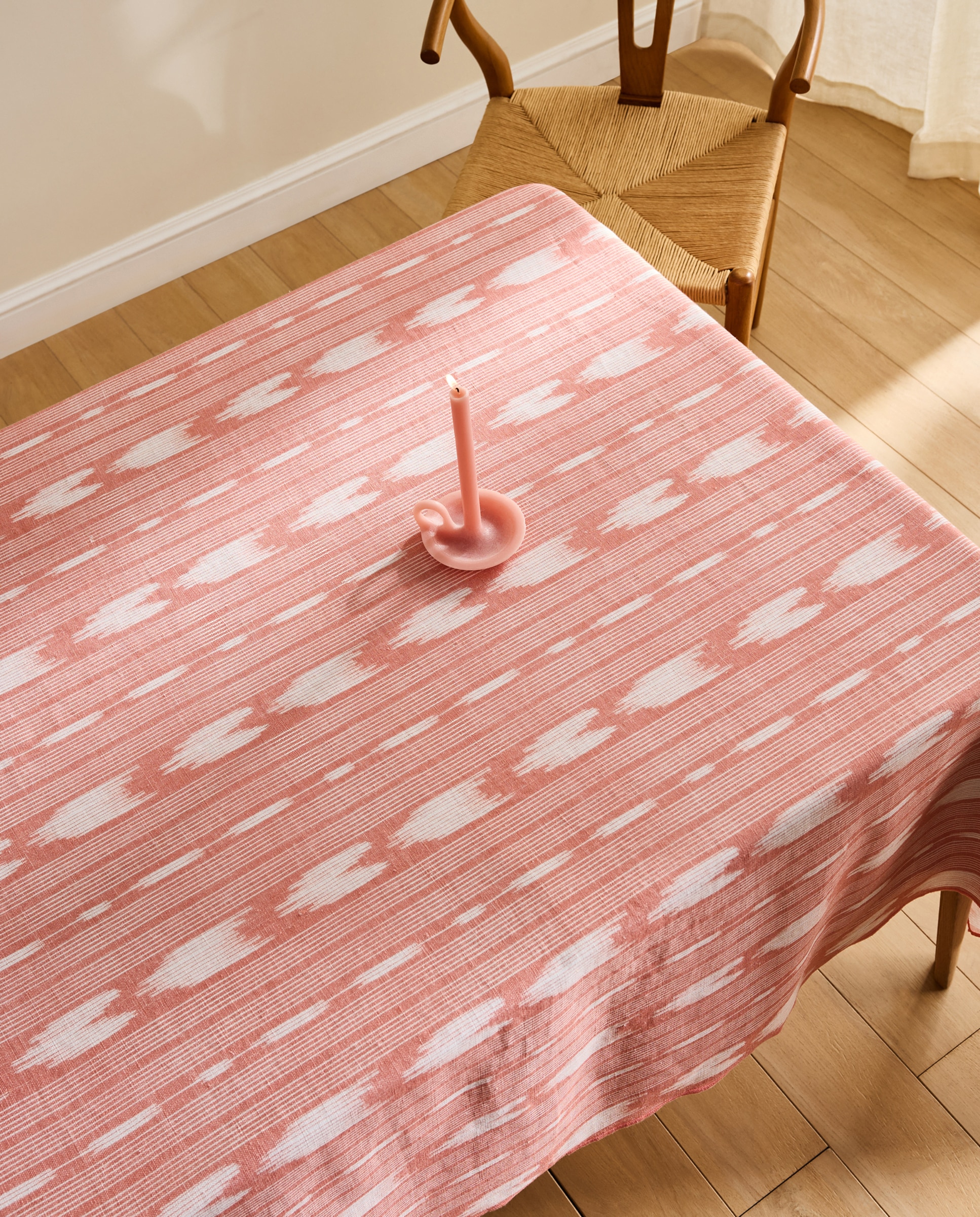 Mantel lino Pollensa - Rosa 170 x 350 cm Rosa-1