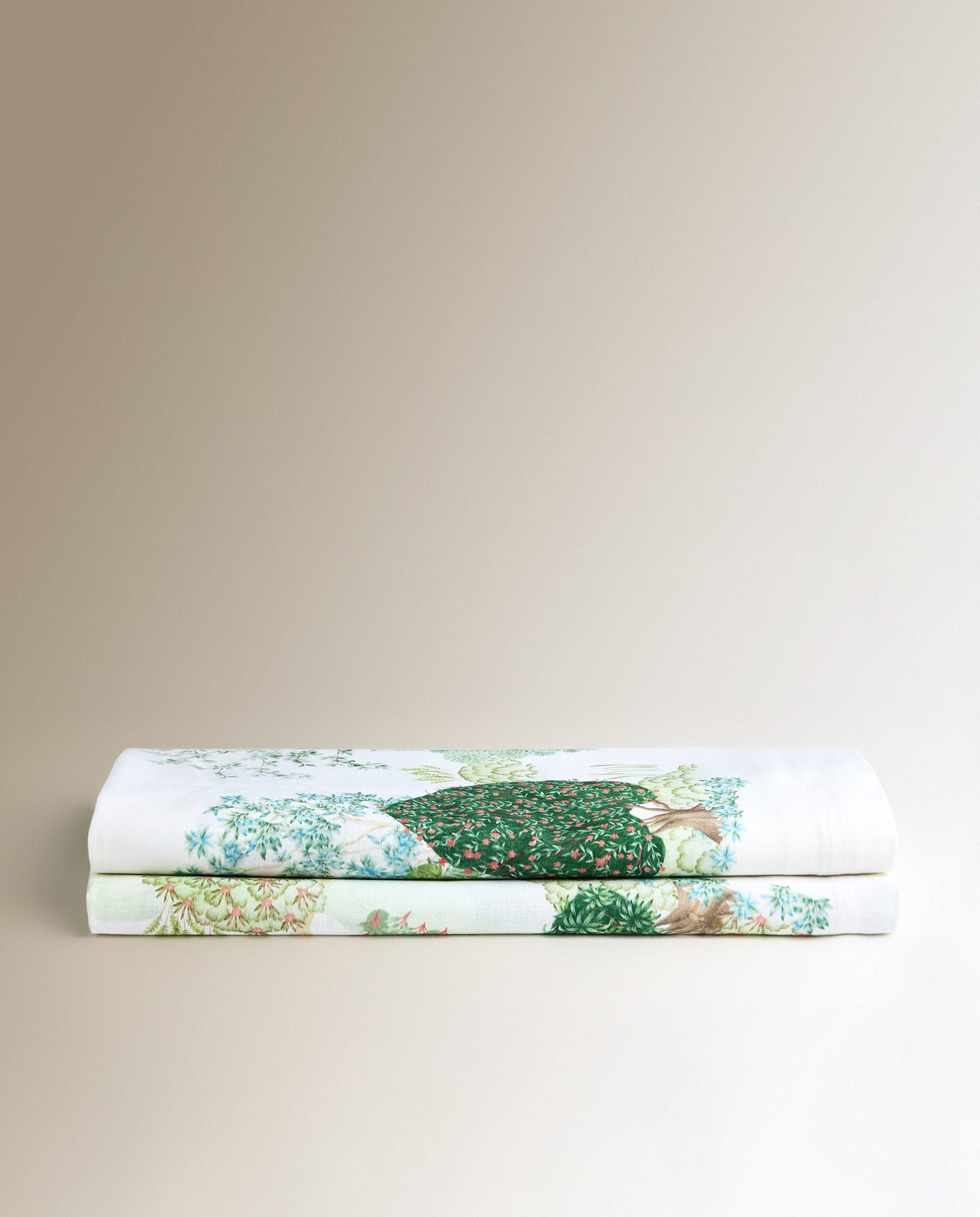 Toalha de Mesa de Algodão e Linho Lodhi Multicolor-2