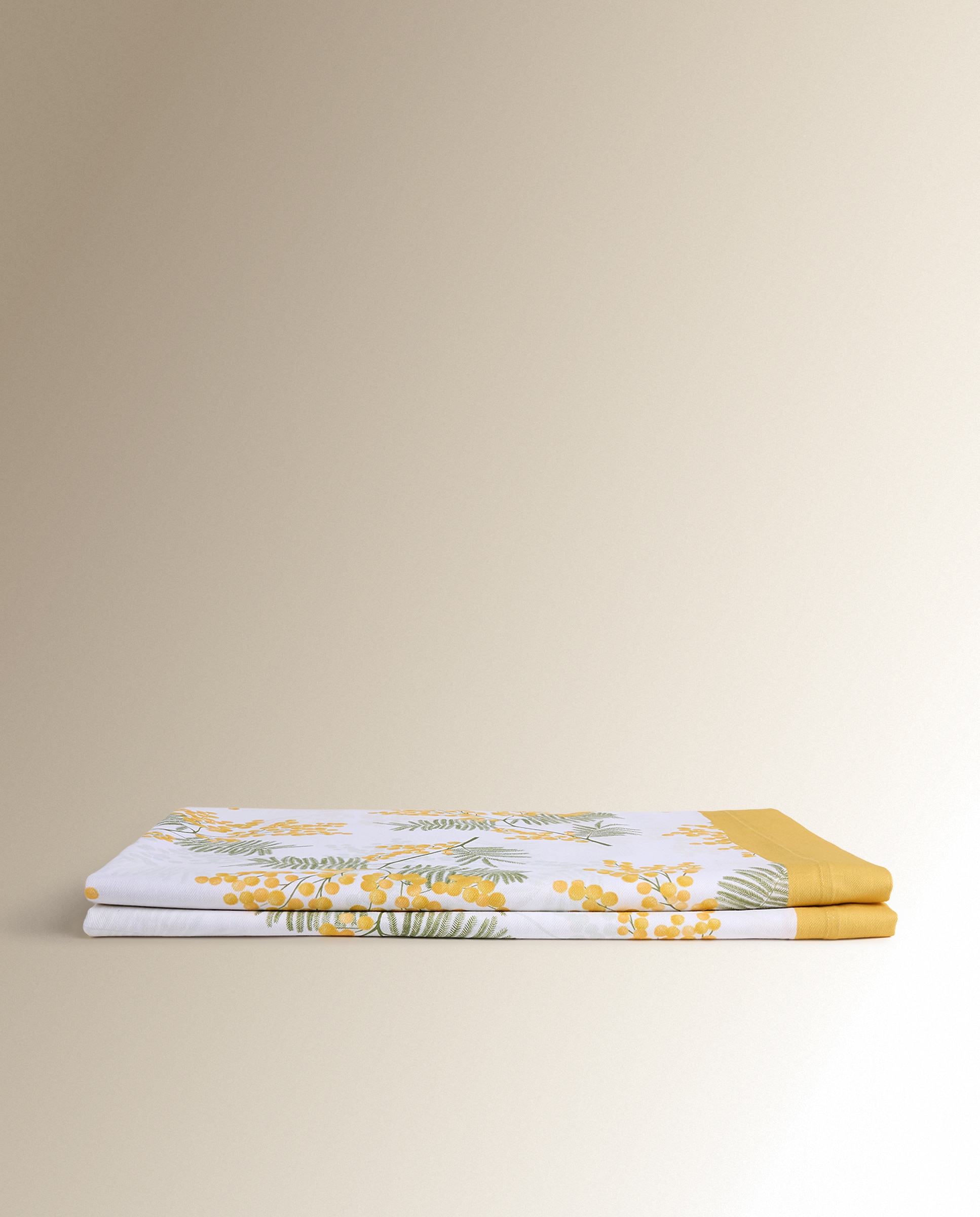 Mantel algodón Mimosa - Amarillo 170 x 350 cm Amarillo-2