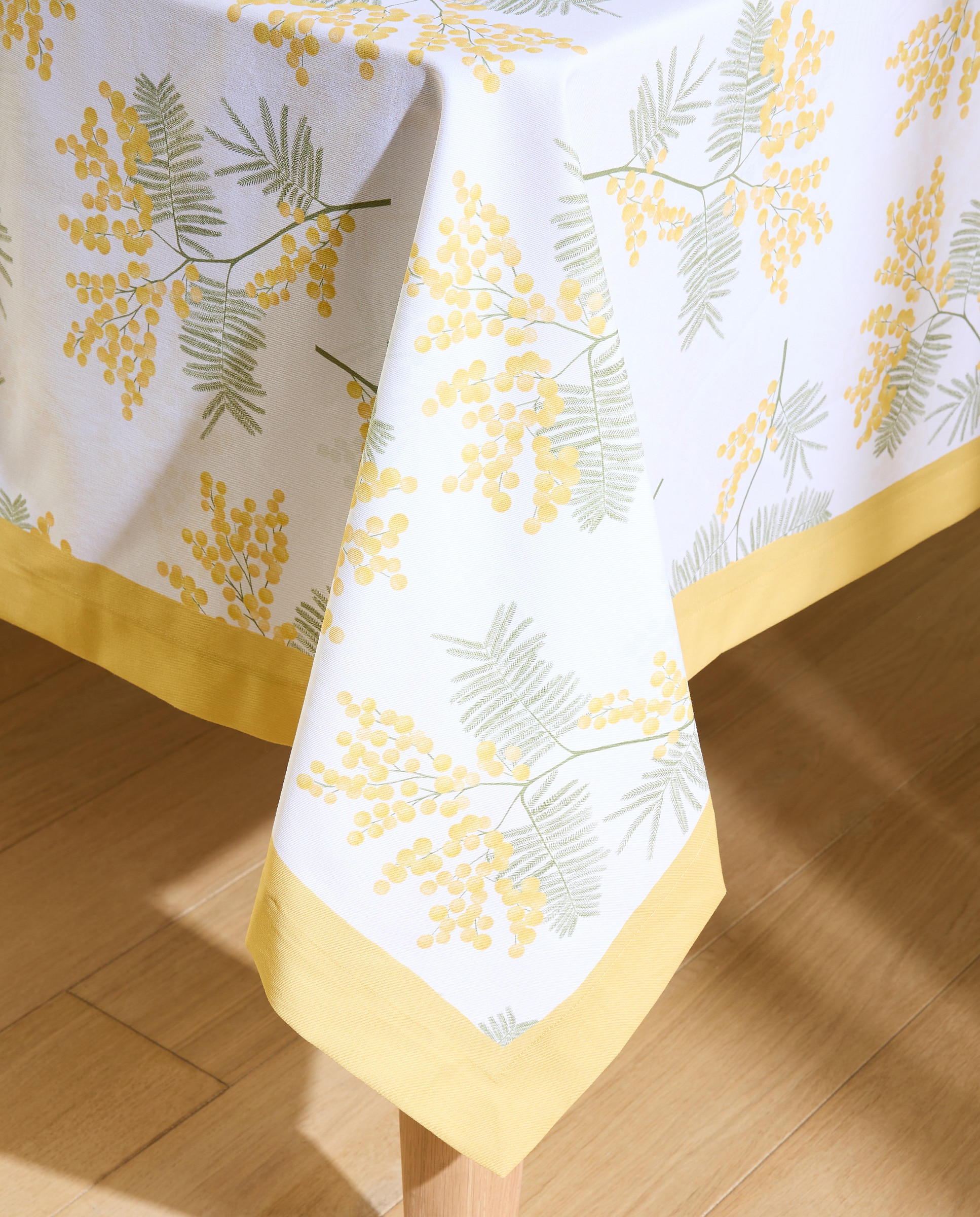 Mantel algodón Mimosa - Amarillo 170 x 350 cm Amarillo-4