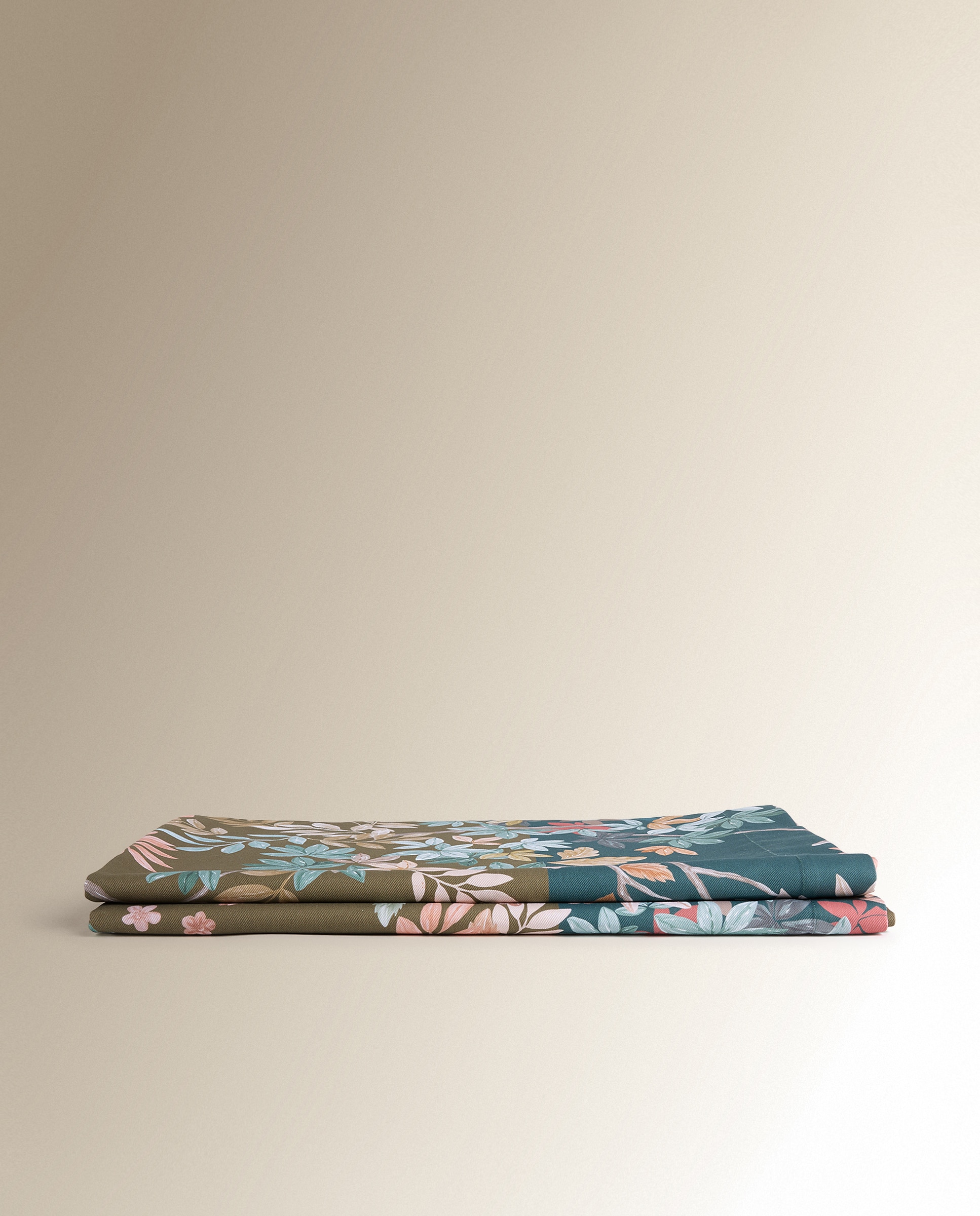 Mantel algodón Oak - Verde 170 x 250 cm Verde-2