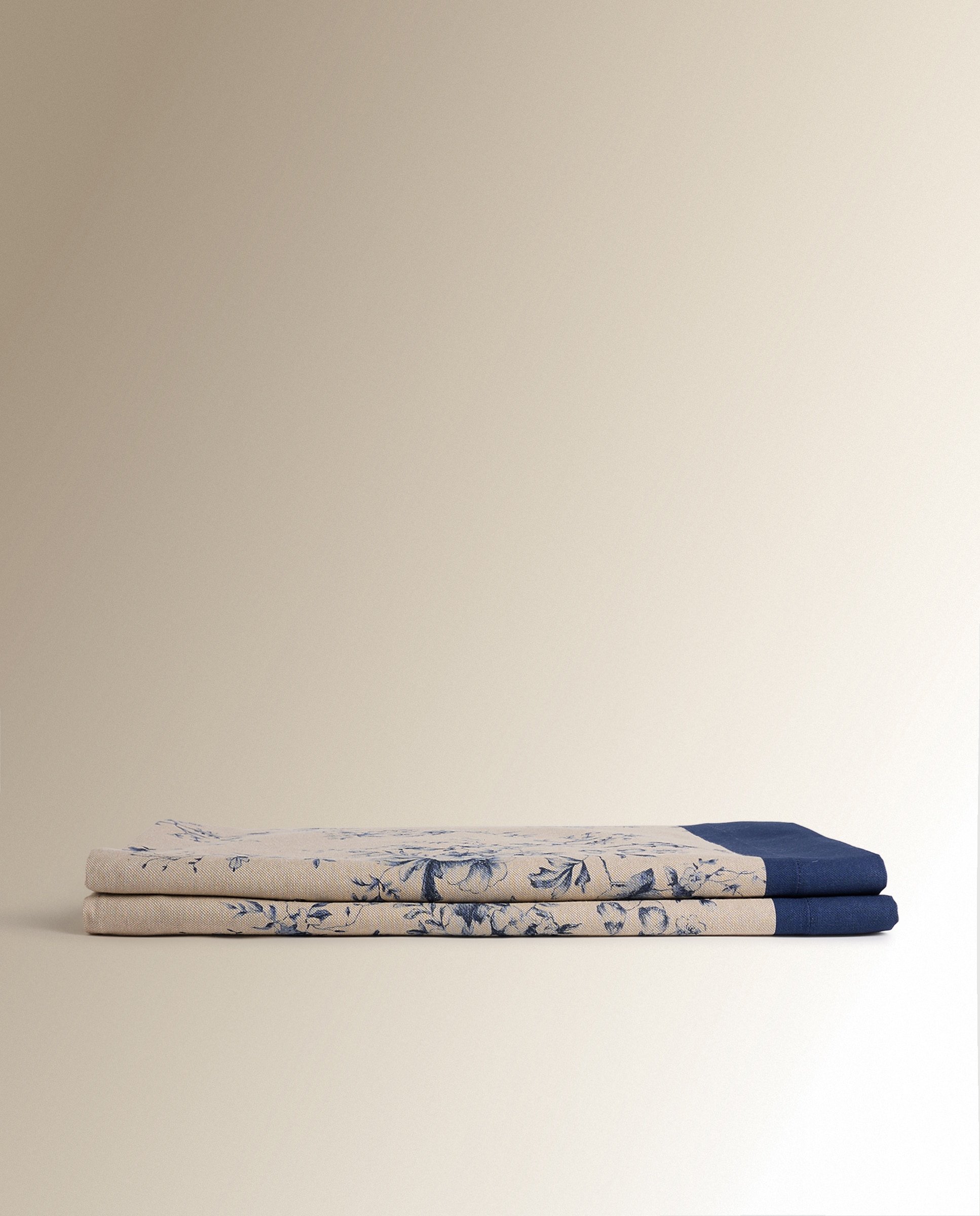 Mantel algodón Bianca - Azul 170 x 250 cm Azul-2
