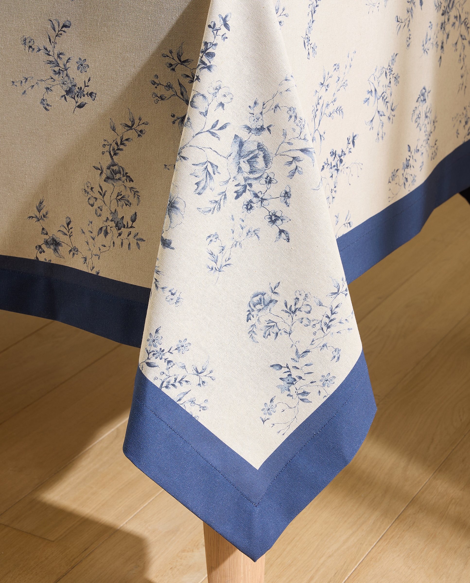 Mantel algodón Bianca - Azul 170 x 250 cm Azul-4