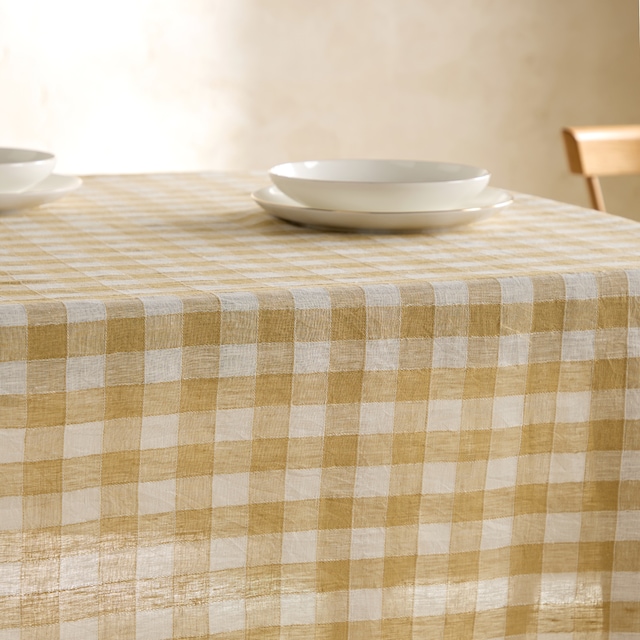 Imagem 0 de Toalha de Mesa de Linho Vichy