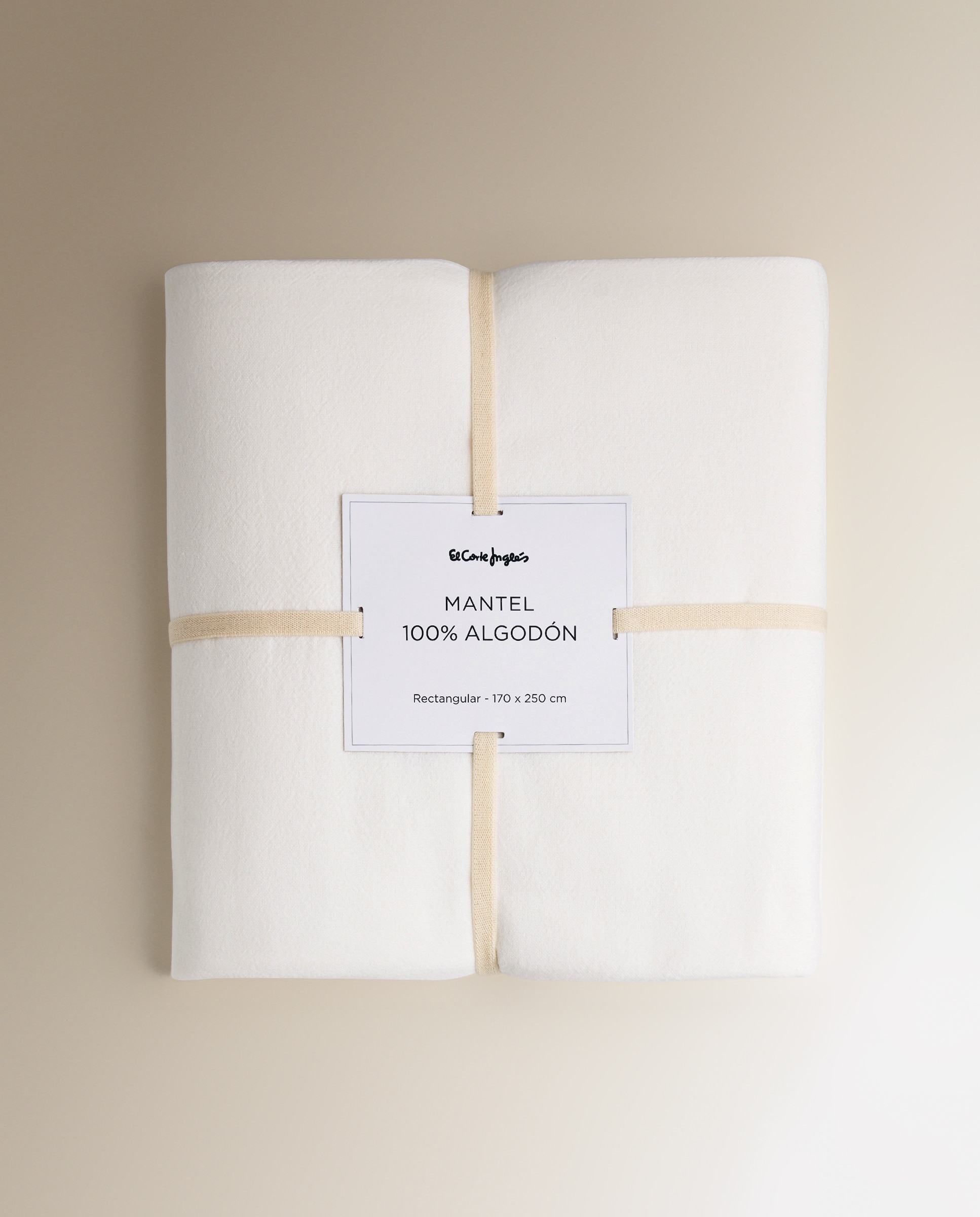 Imagen 5 de Mantel Algodón Lavado - Blanco 170 x 170 cm Blanco