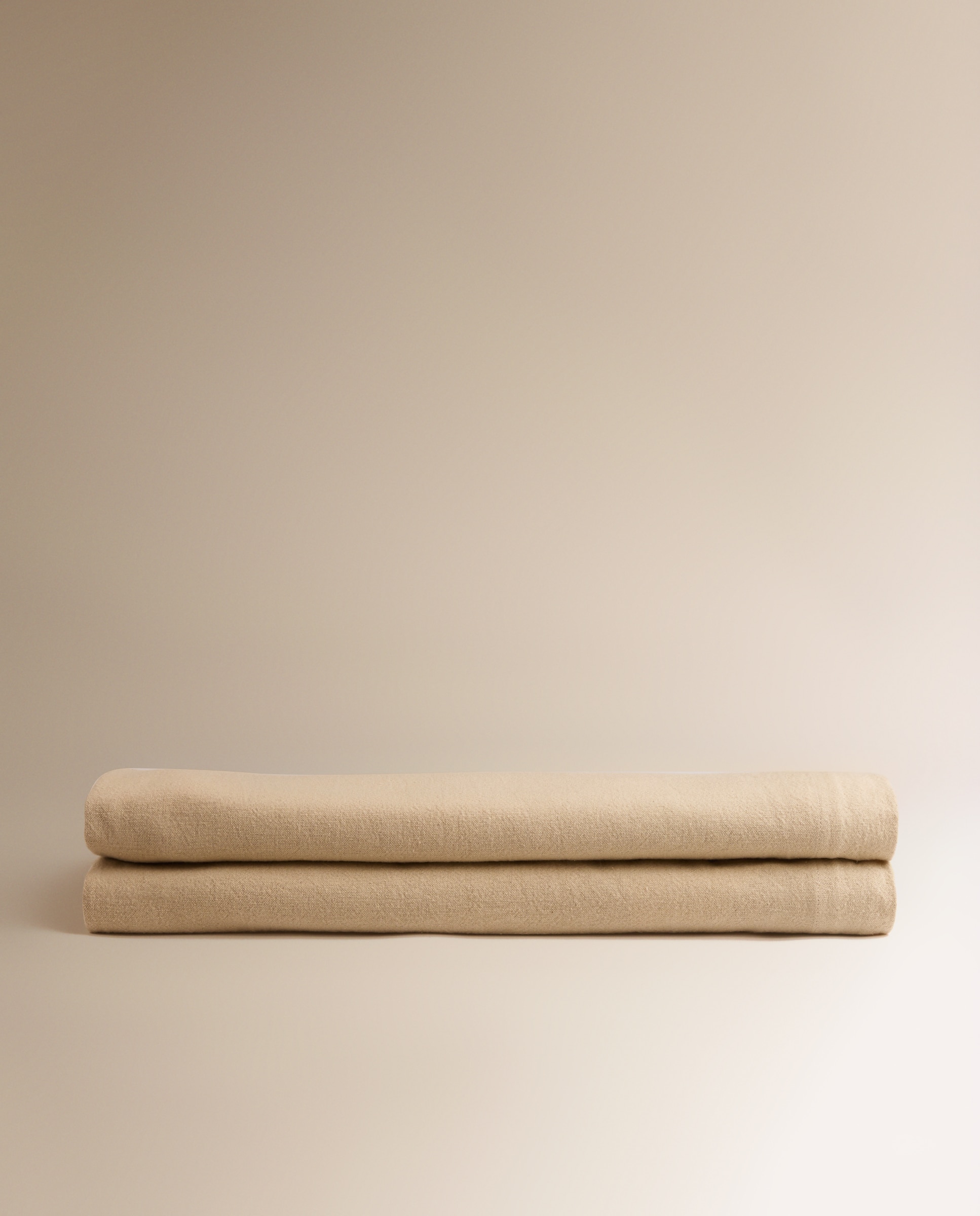Imagen 2 de Mantel Algodón Lavado - Beige 170 x 170 cm Beige