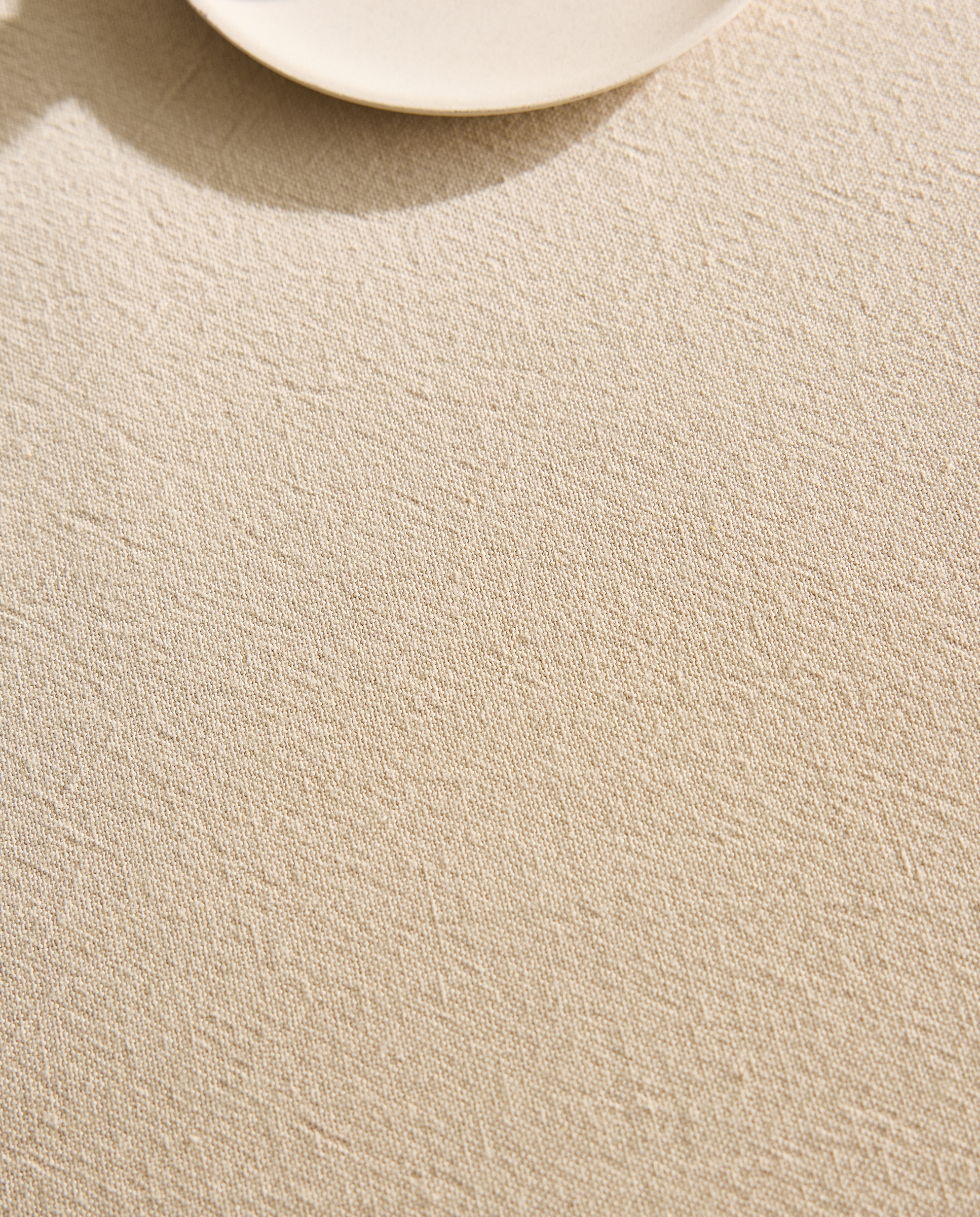 Imagen 3 de Mantel Algodón Lavado - Beige 170 x 170 cm Beige
